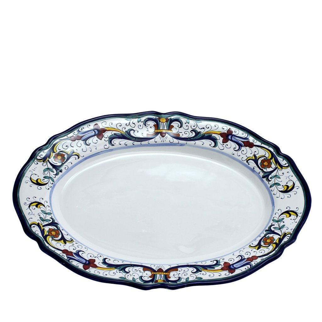 VECCHIA DERUTA: Large Oval Platter