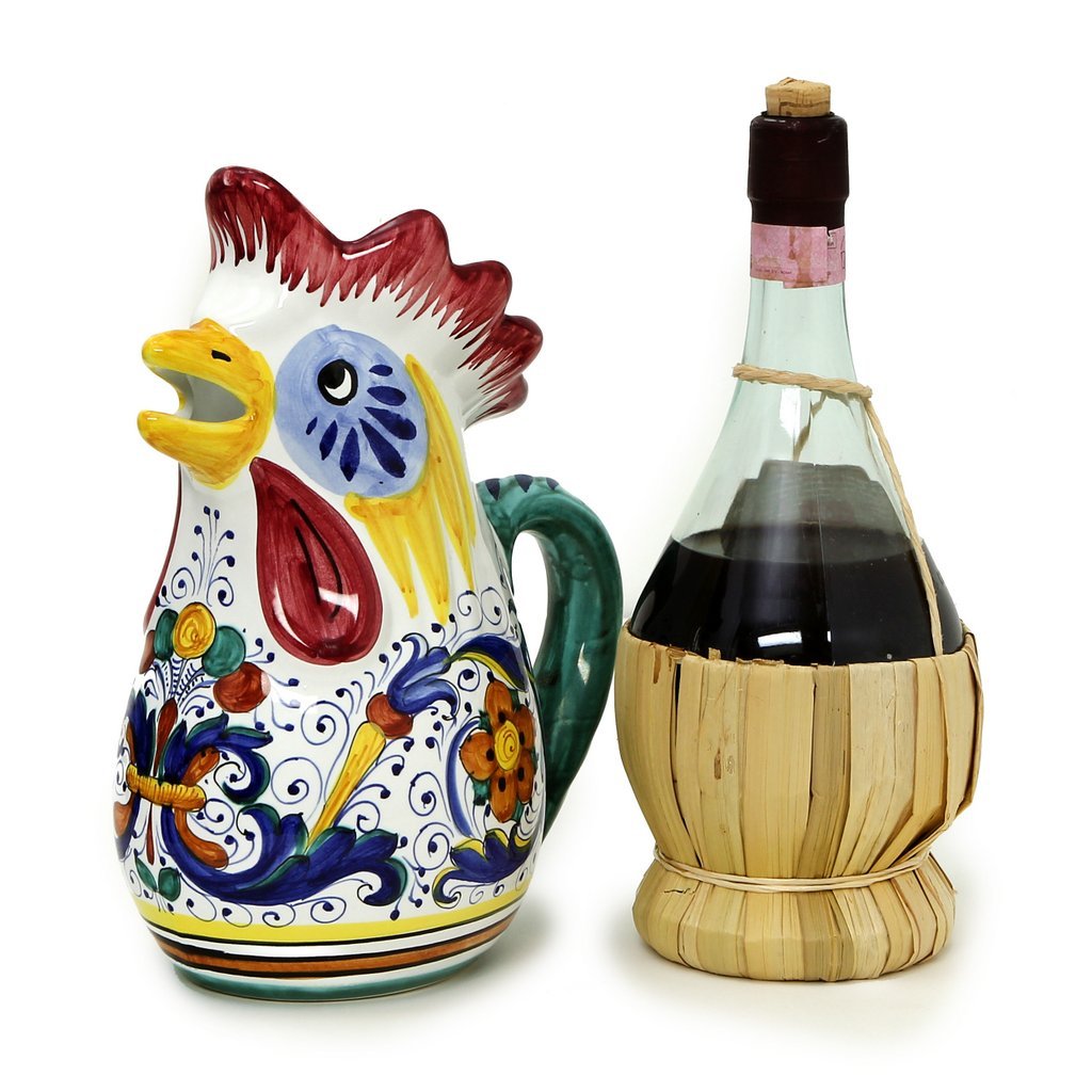 RICCO DERUTA DELUXE: Rooster of Fortune multi use pitcher
