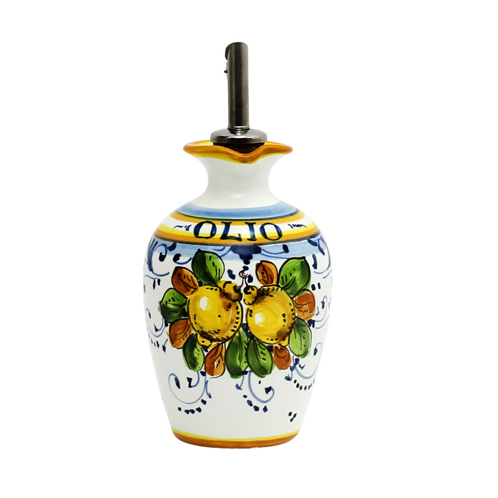 LIMONCINI: Small Olive Oil Bottle Dispenser with handle