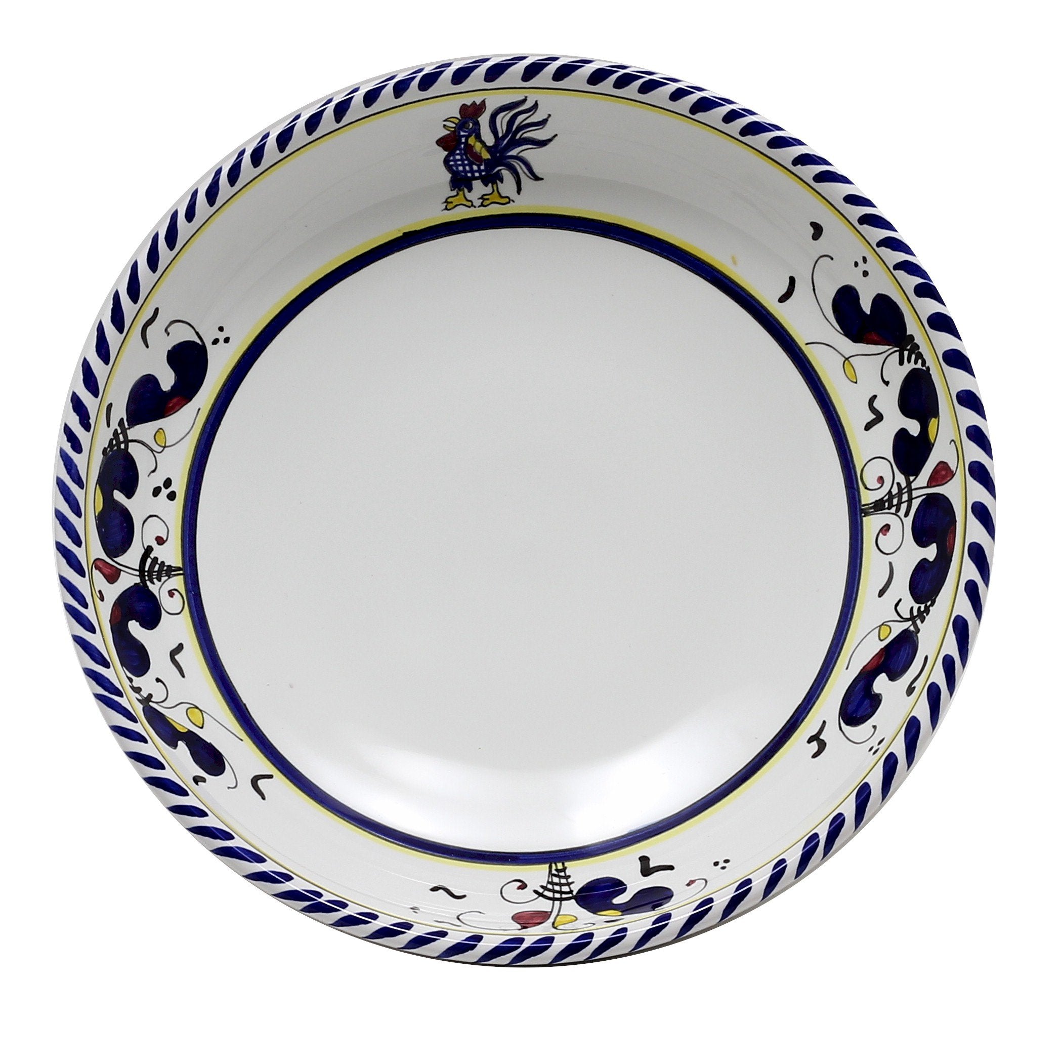 ORVIETO BLU: Risotto/Pasta/Cioppino round shallow coupe bowl