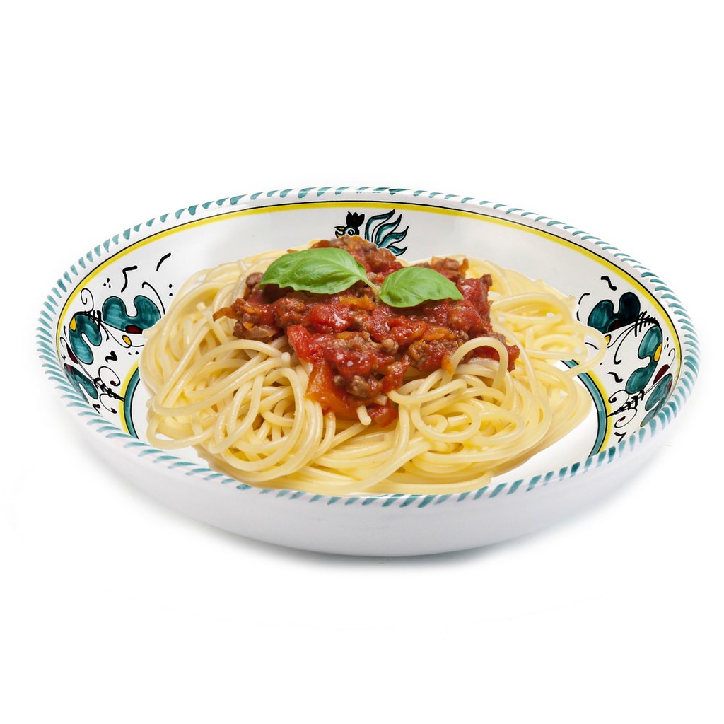 ORVIETO GREEN ROOSTER: 4 Pieces Place Setting