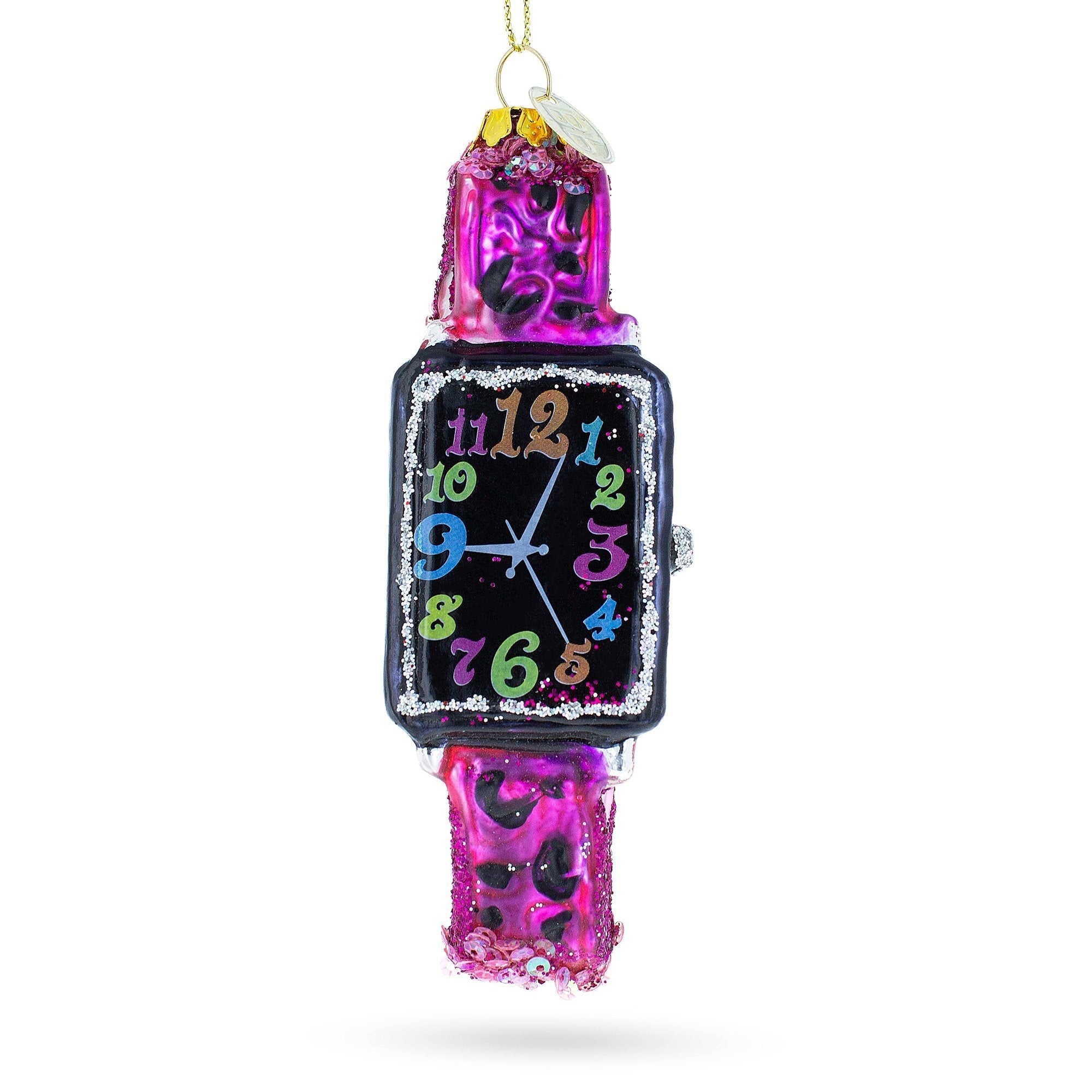 Pink Bracelet Watch Glass Christmas Ornament