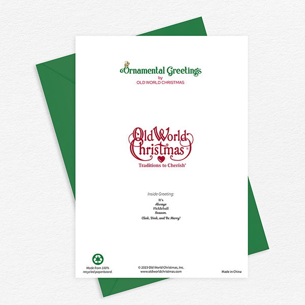 Pickleball Christmas Card