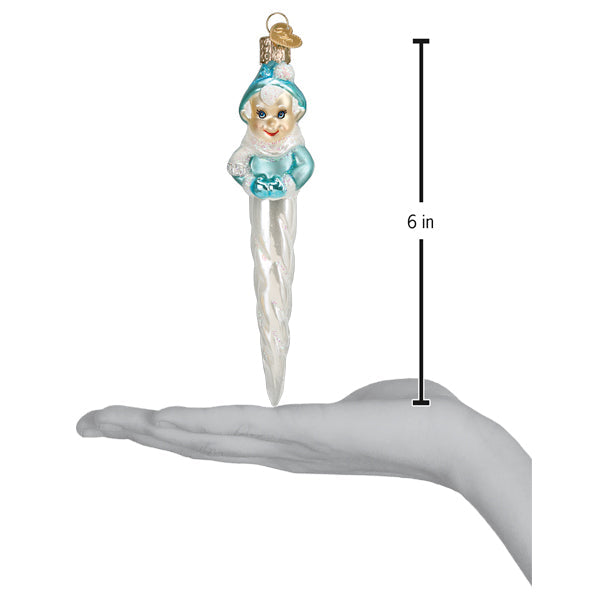 Frosty Elf Icicle Ornament