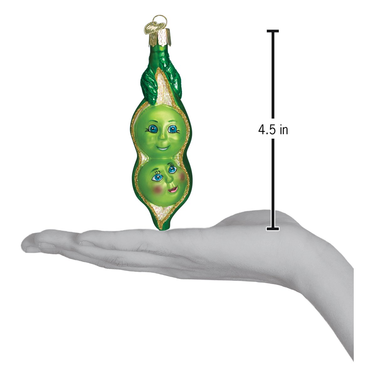 Two Peas In A Pod Ornament