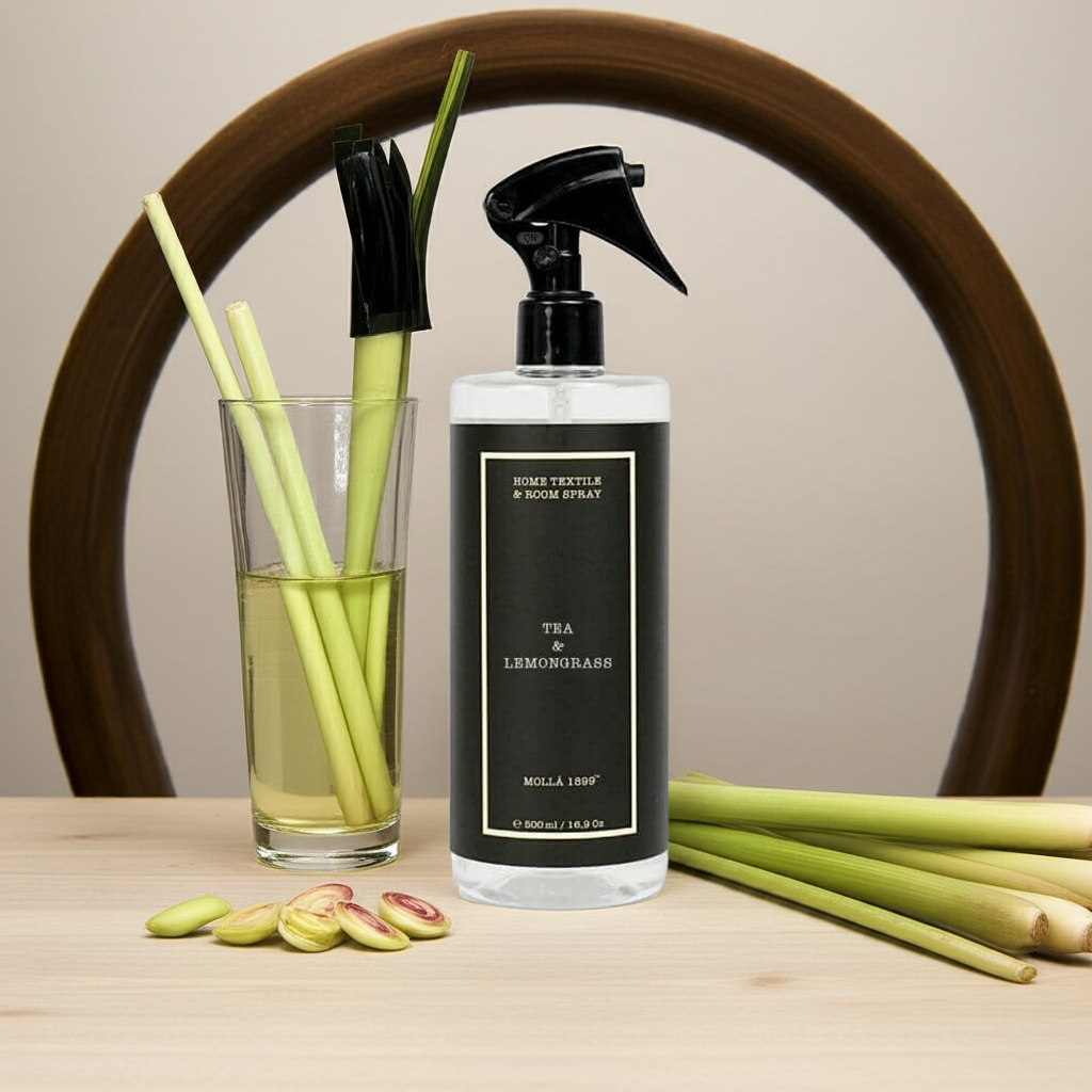 Cereria Molla - Premium Home & Textile Spray - Transparent 16.9 fl oz / 500 ml - - Coastous