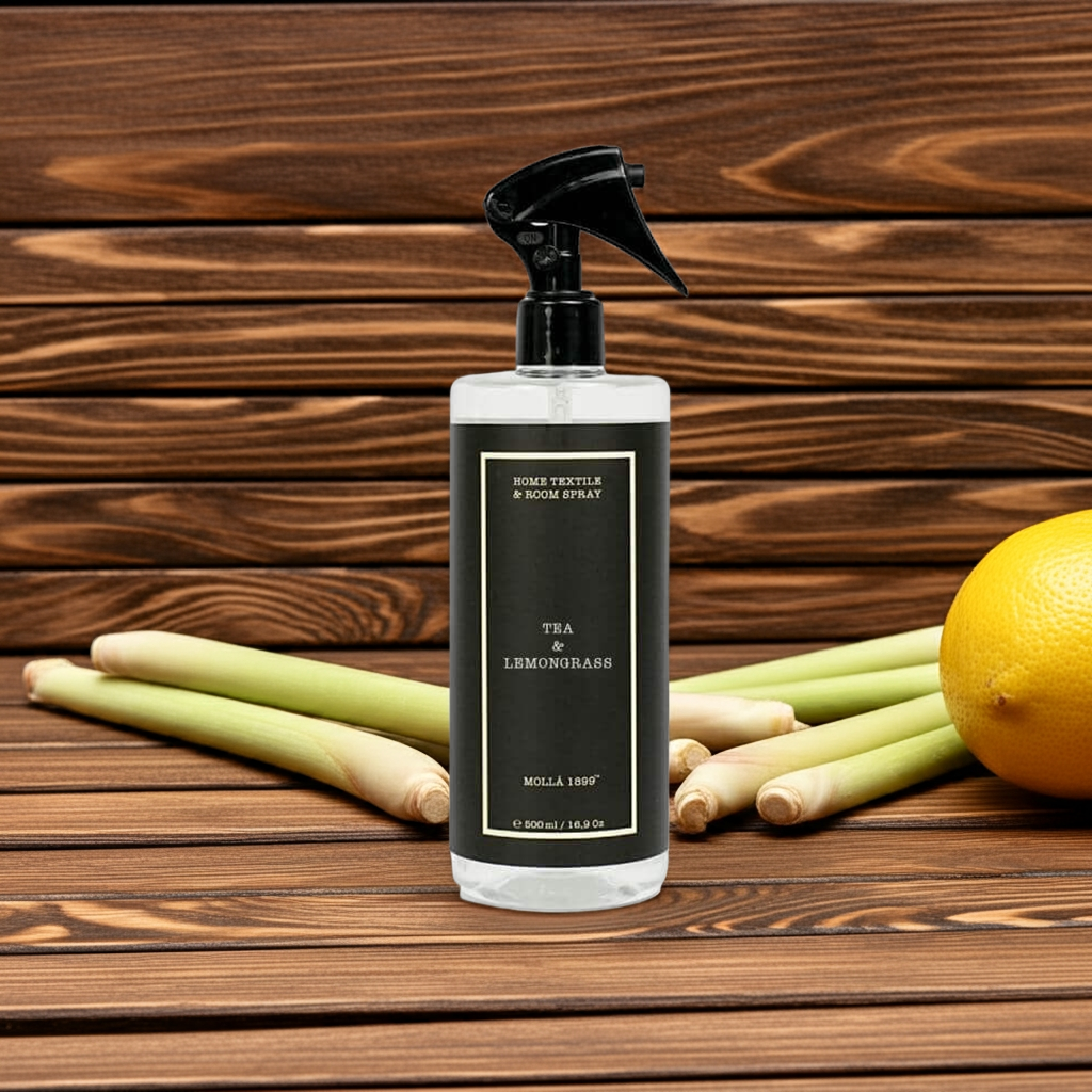 Cereria Molla - Premium Home & Textile Spray - Transparent 16.9 fl oz / 500 ml - - Coastous