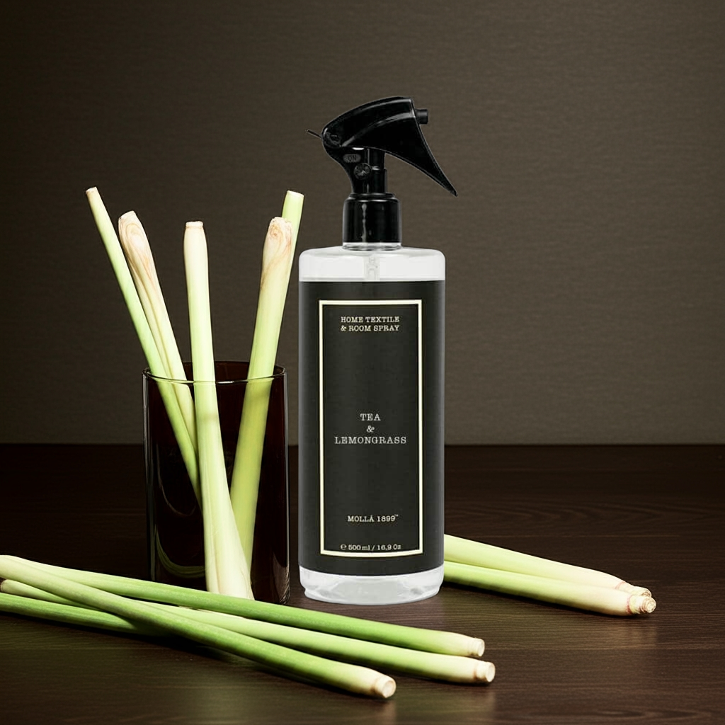 Cereria Molla - Premium Home & Textile Spray - Transparent 16.9 fl oz / 500 ml - - Coastous