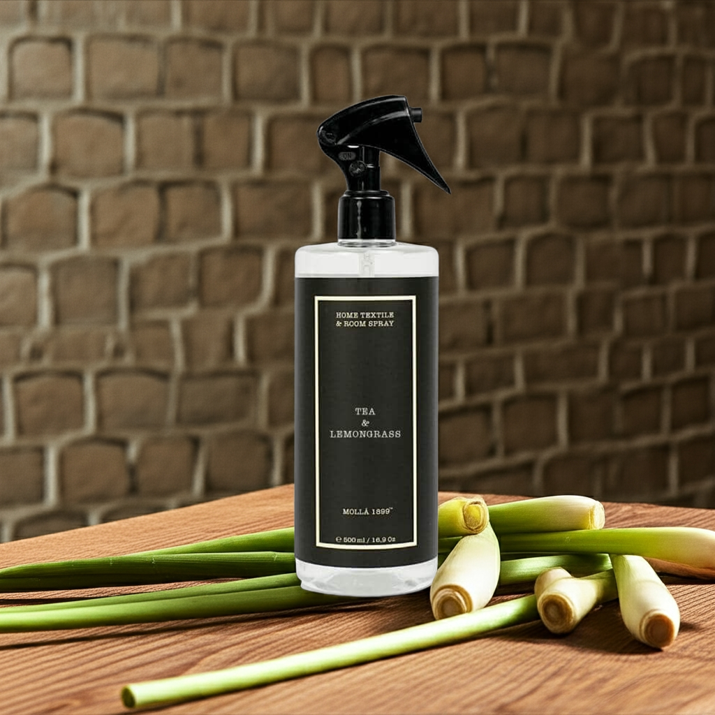 Cereria Molla - Premium Home & Textile Spray - Transparent 16.9 fl oz / 500 ml - - Coastous
