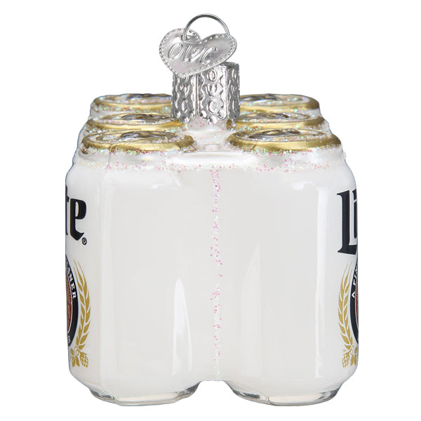 Miller Lite Six Pack Ornament