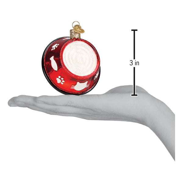 Kitty Bowl Ornament