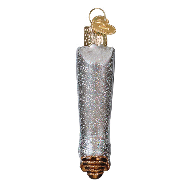 Glittered Boot Ornament