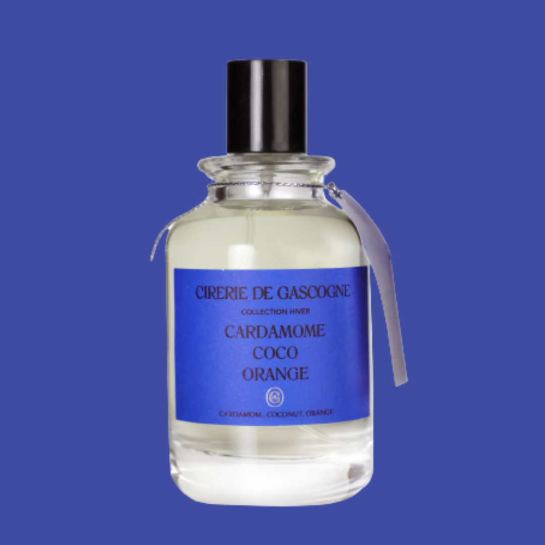 Cardamone, Coconut, Orange Room Spray Cirerie de Gascogne (US/CAN)-Distributed by Scents of Europe