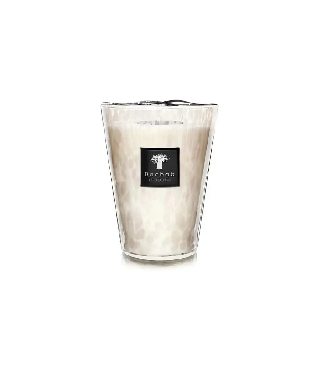 Baobab Collection - Candle White Pearls