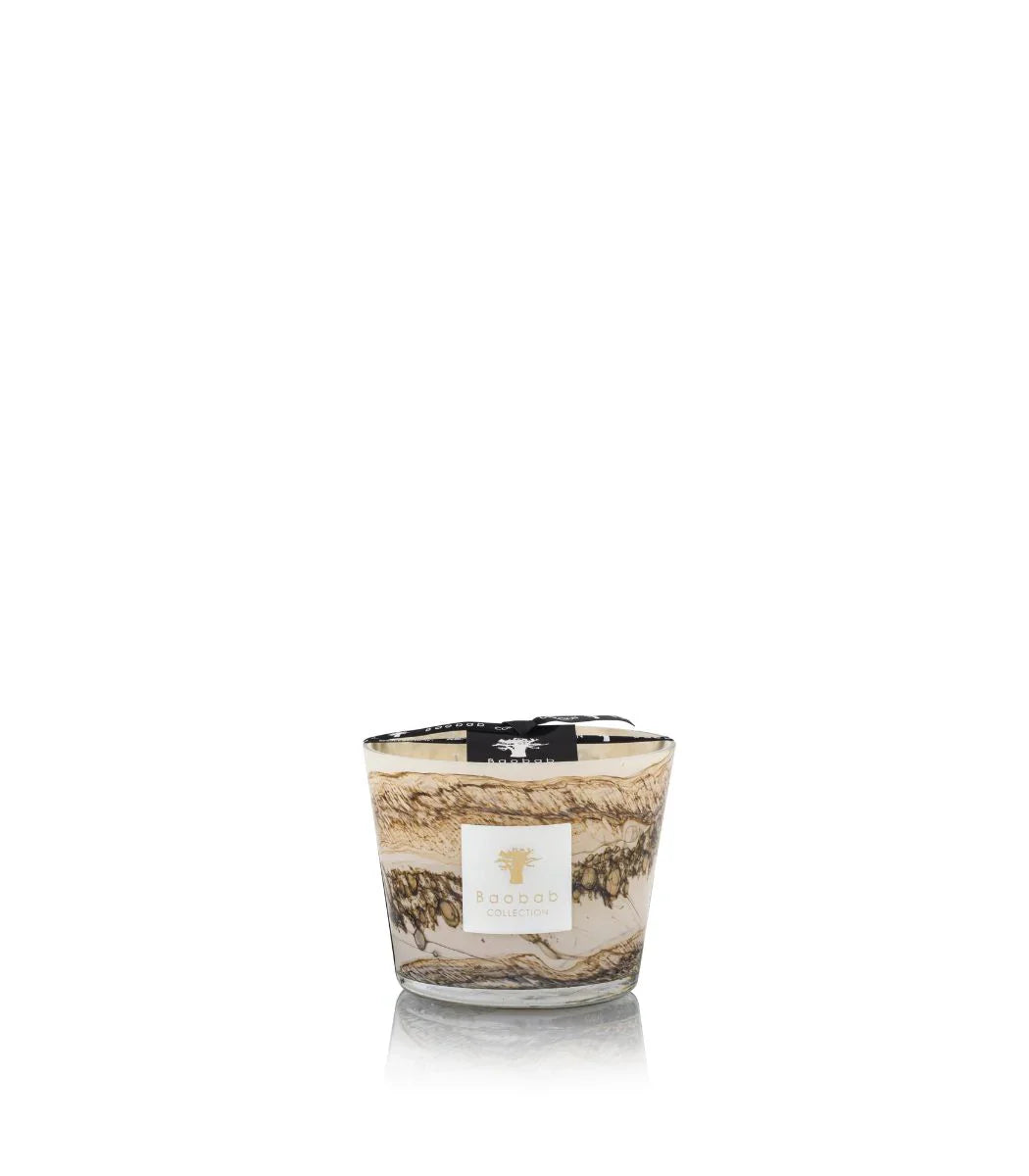 Baobab Collection - Candle Sand Siloli - Cedarwood - Tonka Bean - Green Lemon - Coastous