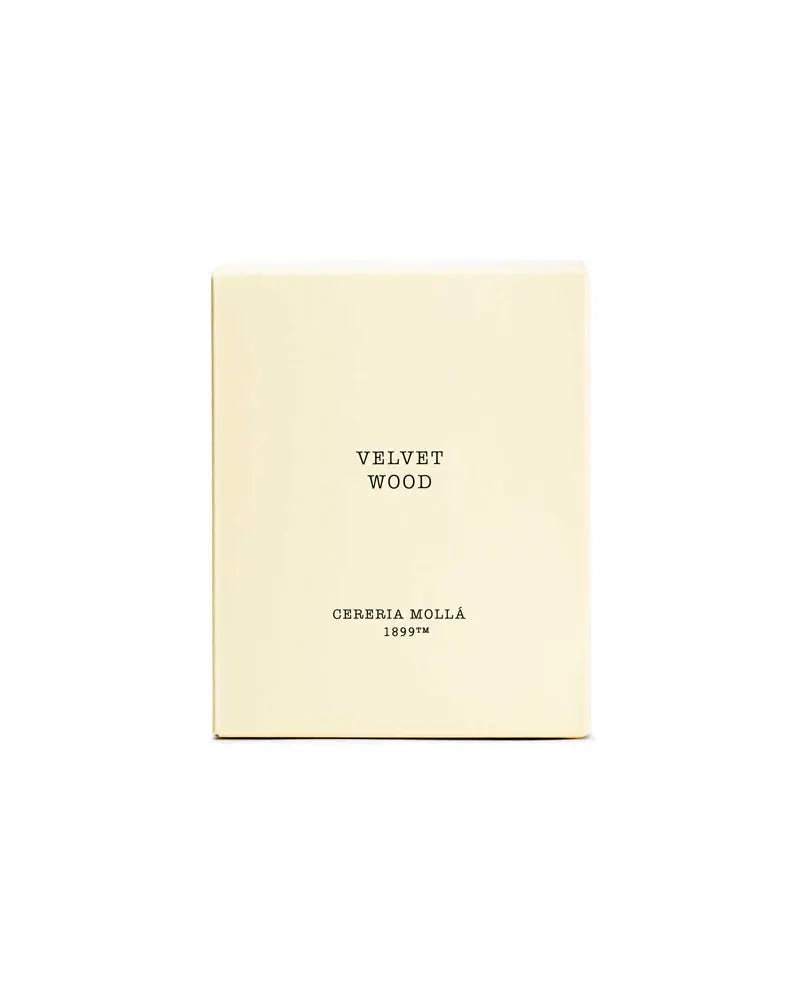 Cereria Molla - Velvet Wood Ivory Premium Candle - 8 oz / 230 g