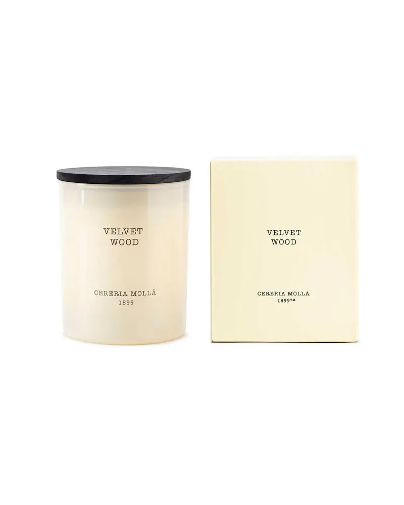 Cereria Molla - Velvet Wood Ivory Premium Candle - 8 oz / 230 g