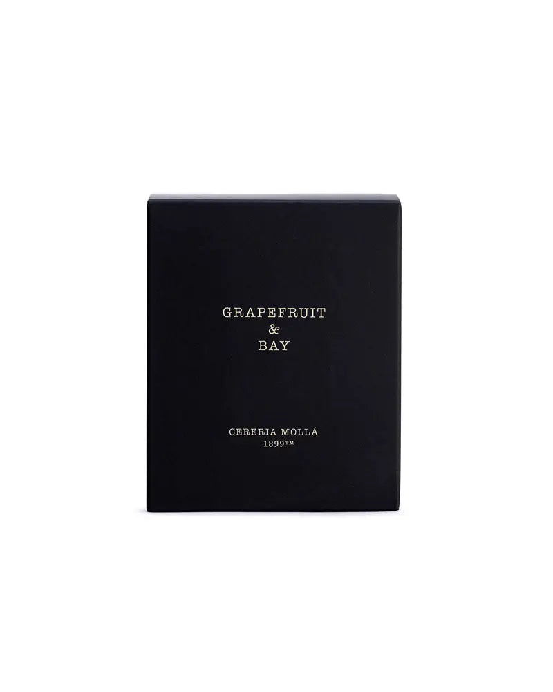 Cereria Molla - Grapefruit & Bay Black Premium Candle - 8 oz / 230 g