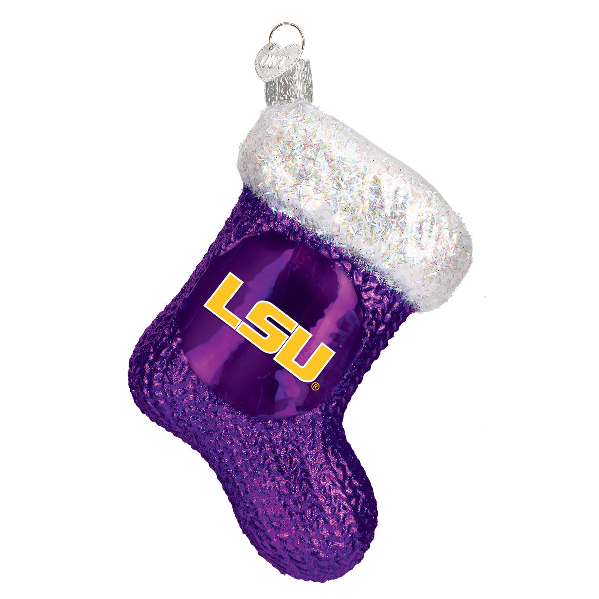 LSU Stocking Ornament