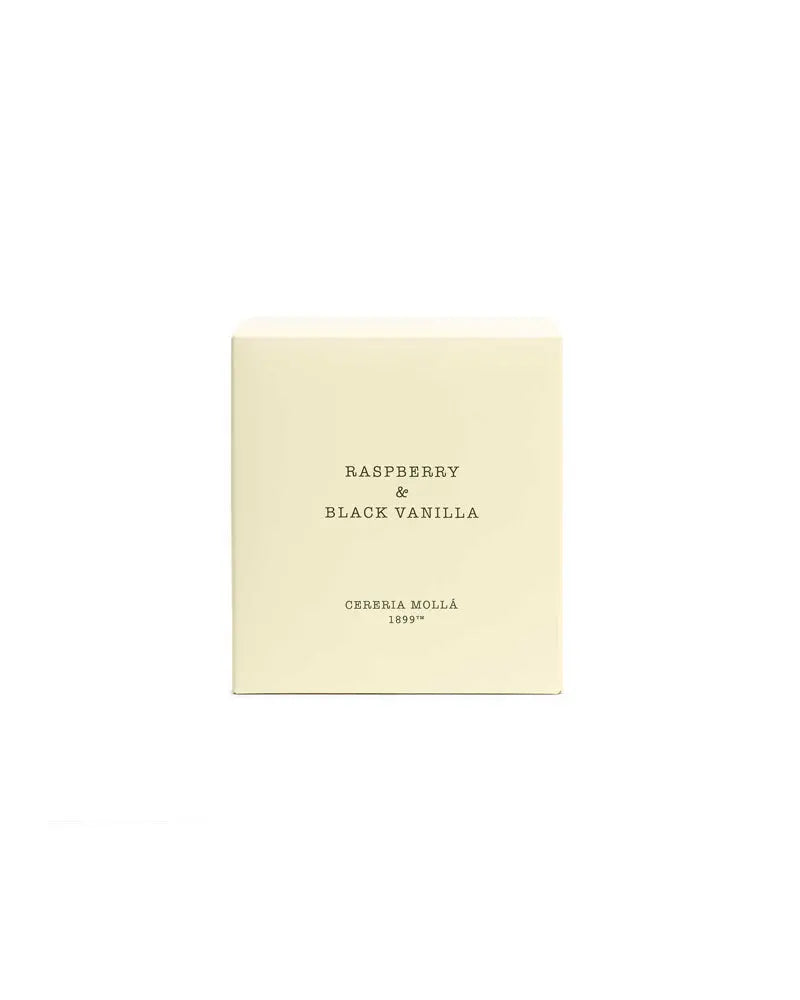 Cereria Molla - Raspberry Black Vanilla Ivory 3 wick XL Candle - 21 oz / 600 g