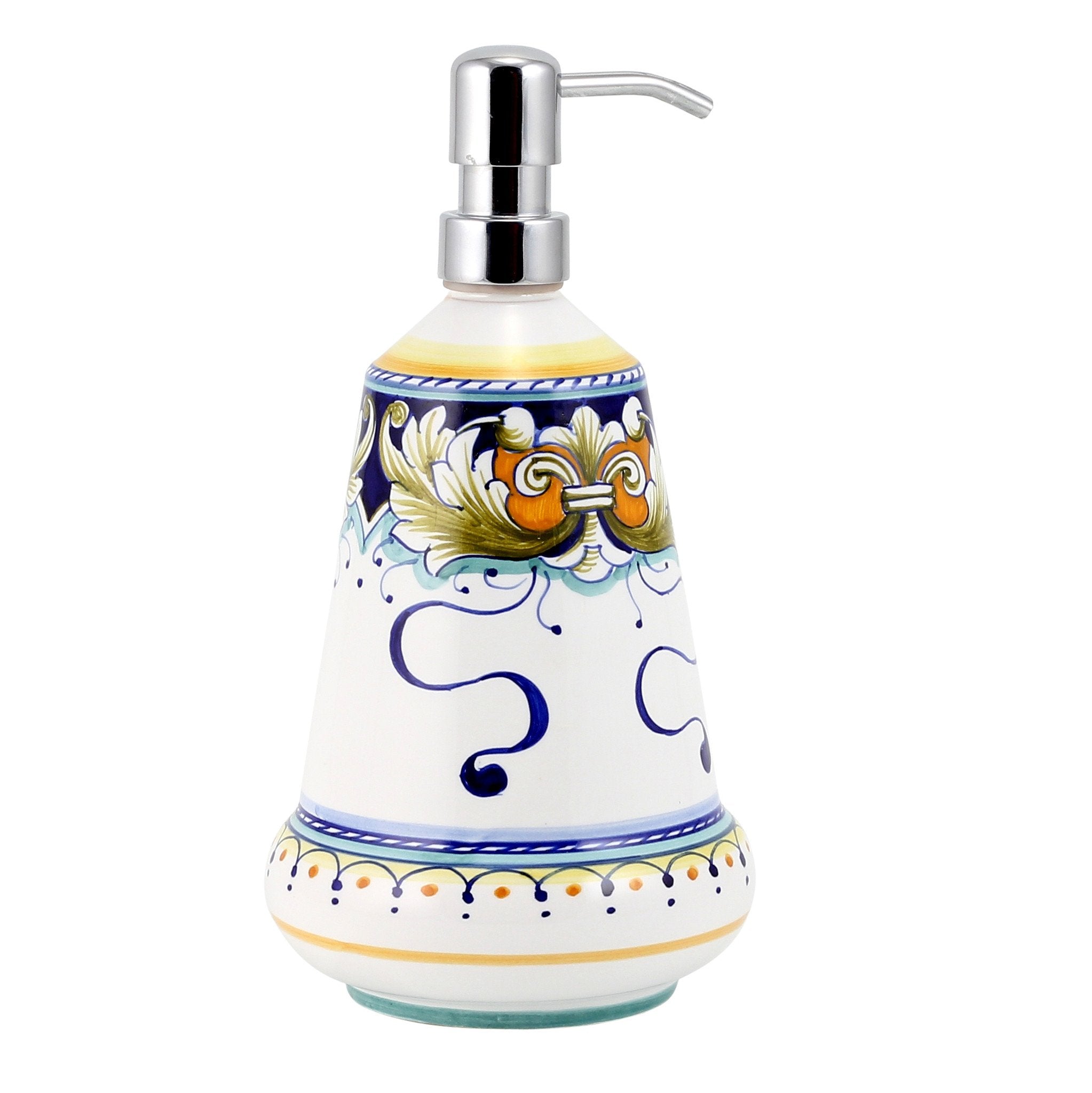 DERUTA FOGLIE: Liquid Soap Lotion Dispenser (Large 26 OZ)