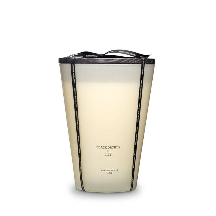 Cereria Molla - Candle - 15.4 lb/7 kg - 7 wick 3XL - Black Orchid & Lily - Coastous