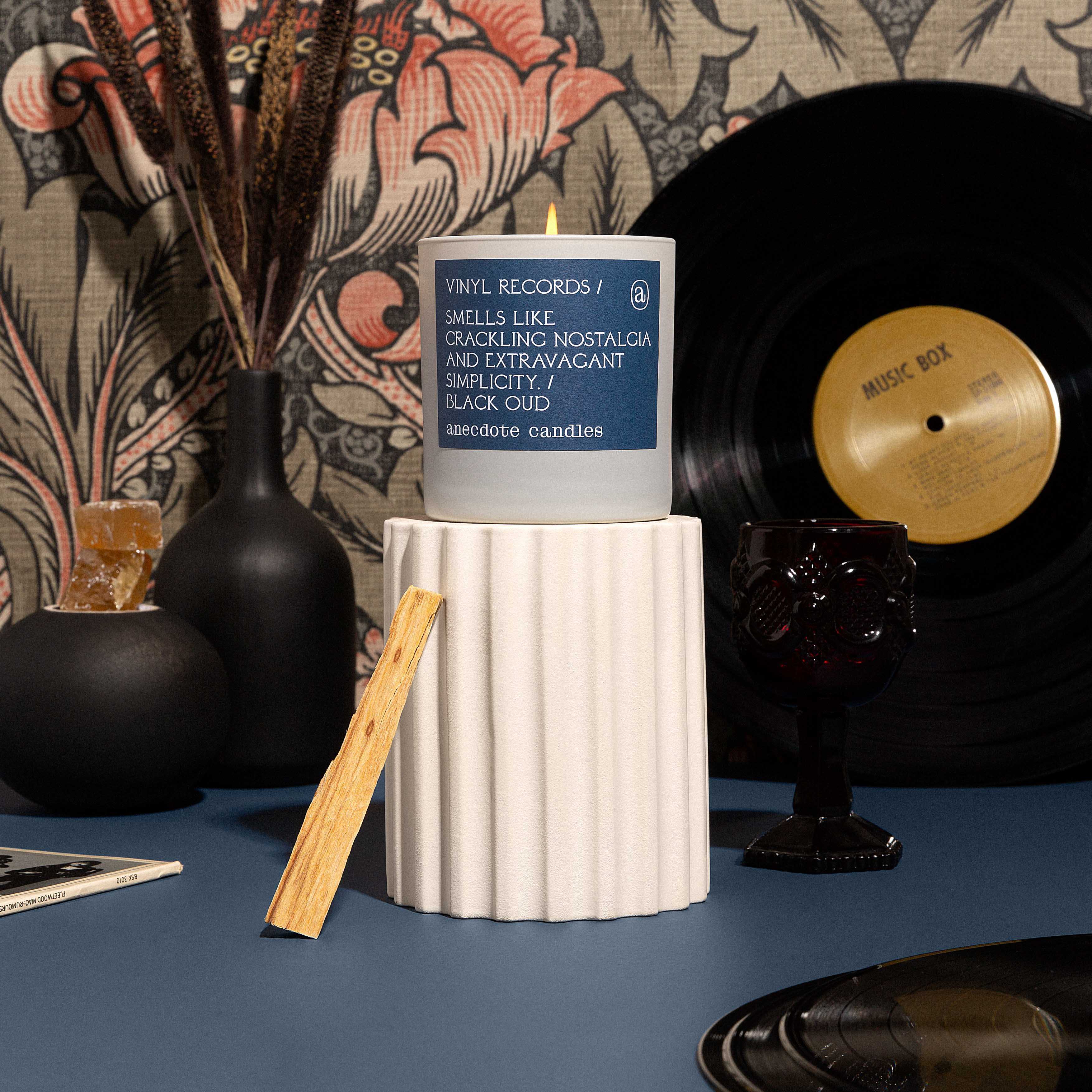 Vinyl Records Anecdote Candles