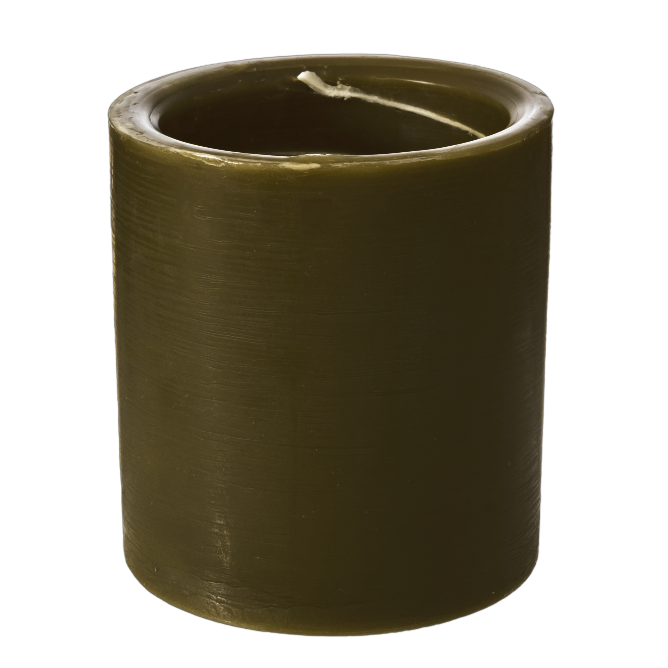 Amber and Moss Spiral Light Candles