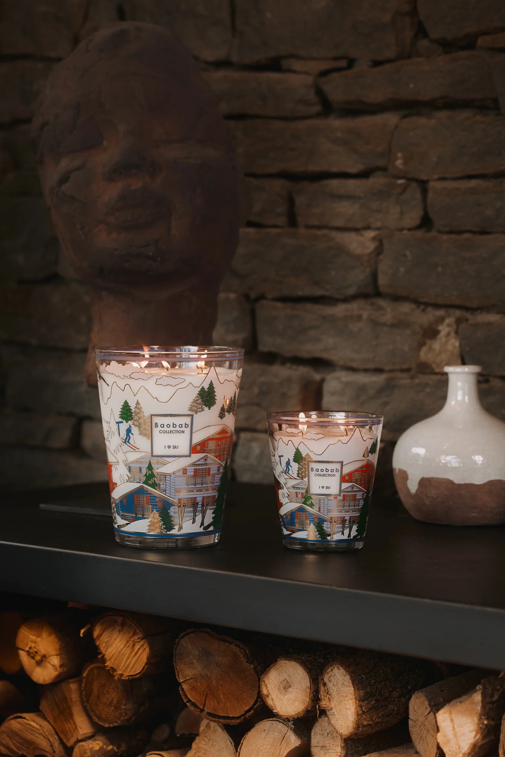 Baobab Collection - Limited Edition Candle I Love Ski - Fig Leaf - Iris - Musk - Coastous