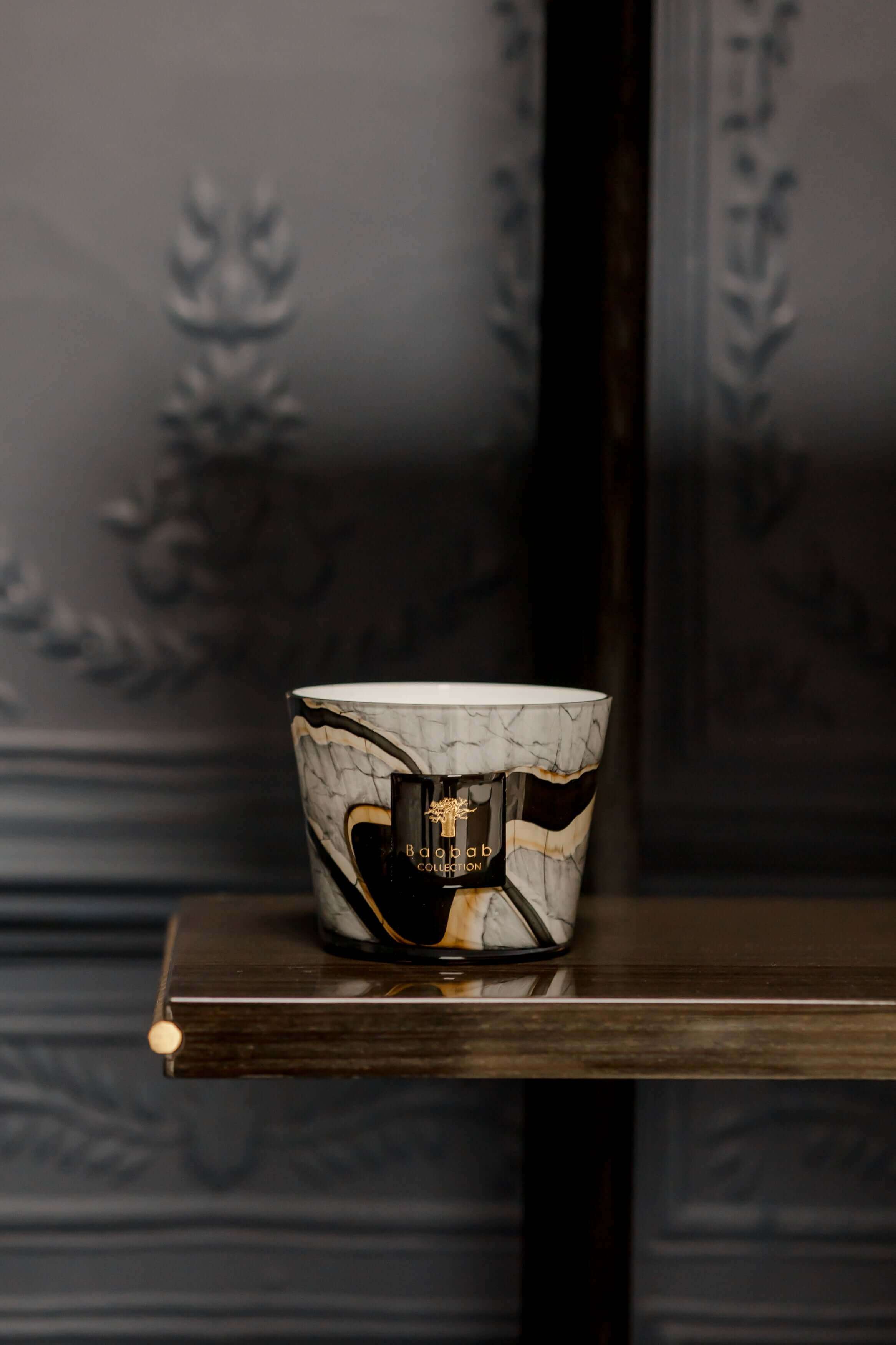 Baobab Collection - Candle Stones Marble - Leather-Tuberose-Berries - MAX10 - Coastous