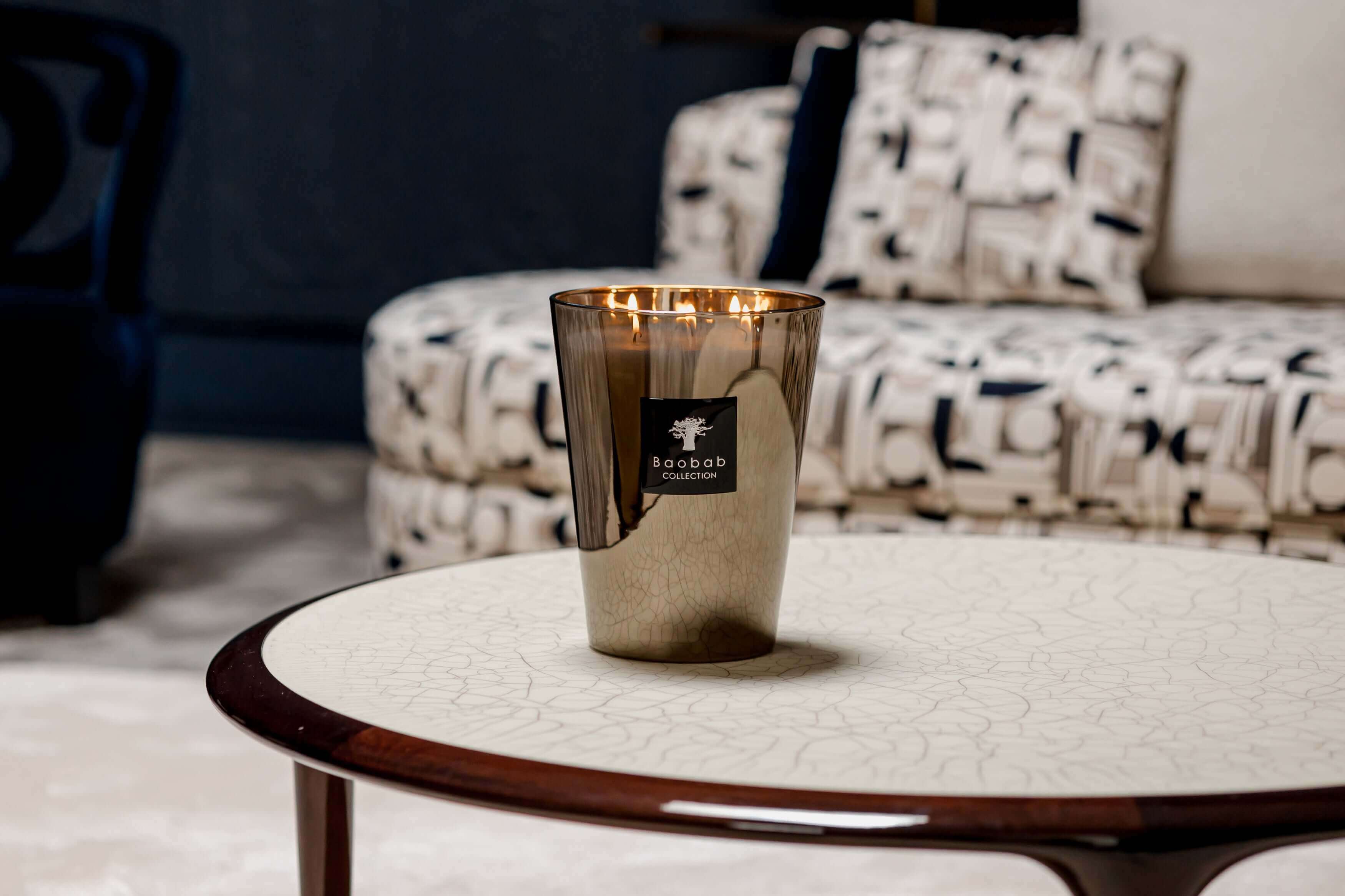 Baobab Collection - Candle Les Exclusives Platinum - Amber-Grapefruit-Vetiver - MAX10 - Coastous