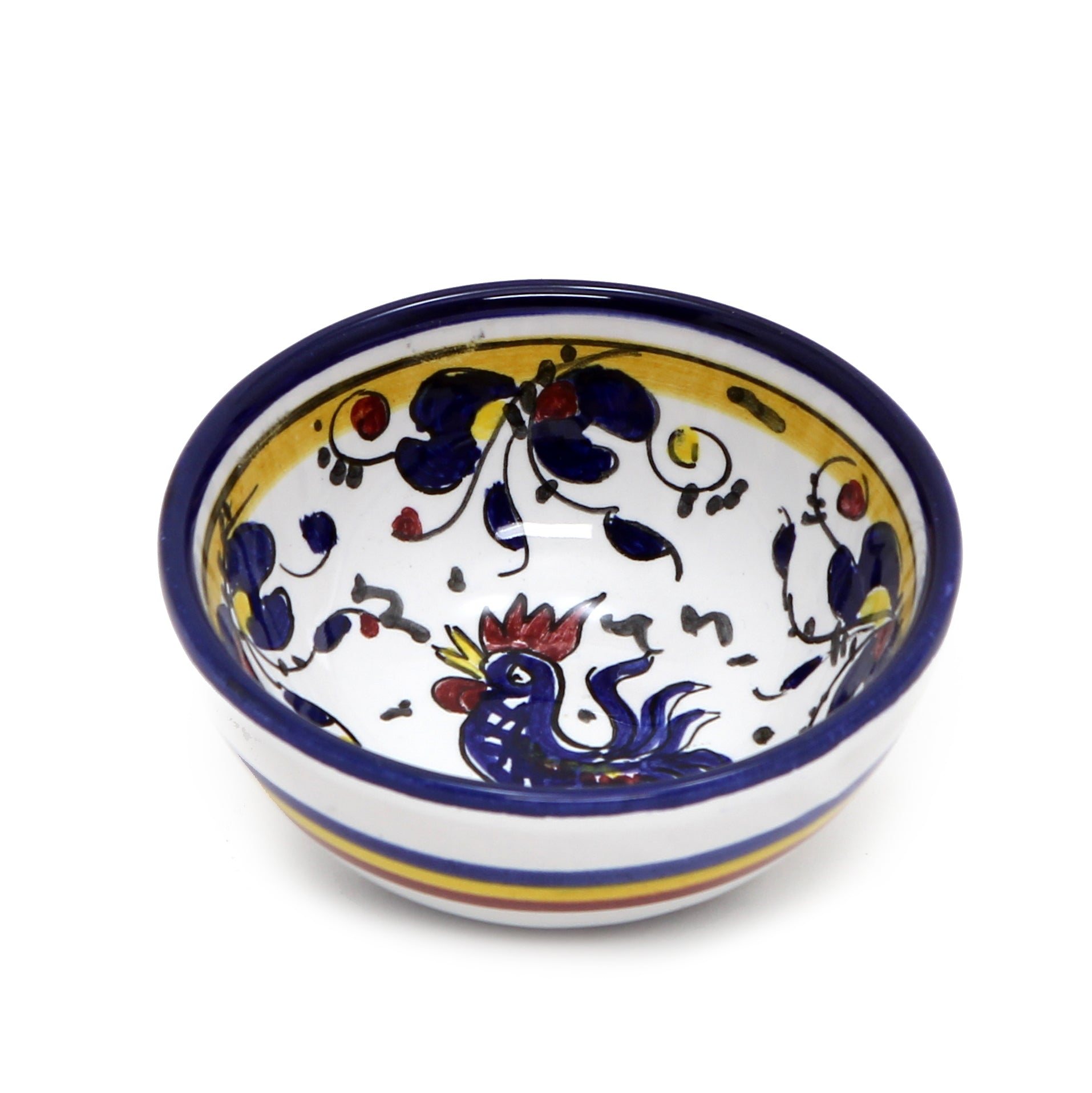ORVIETO BLUE ROOSTER: Small Condiment Bowl (1 Cup)