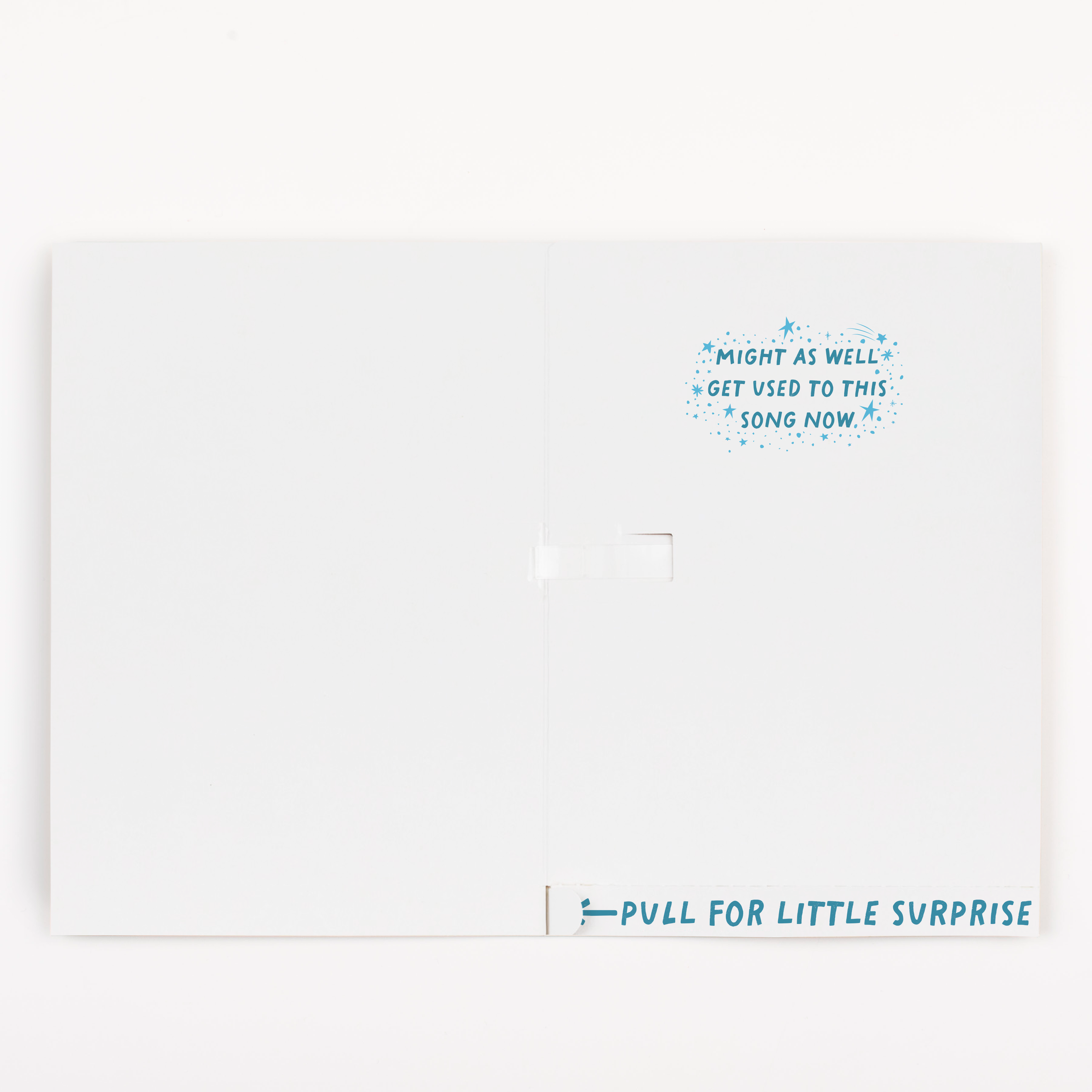 Endless Baby Shower Card Glitter and Sticker Surprise Joker Greeting