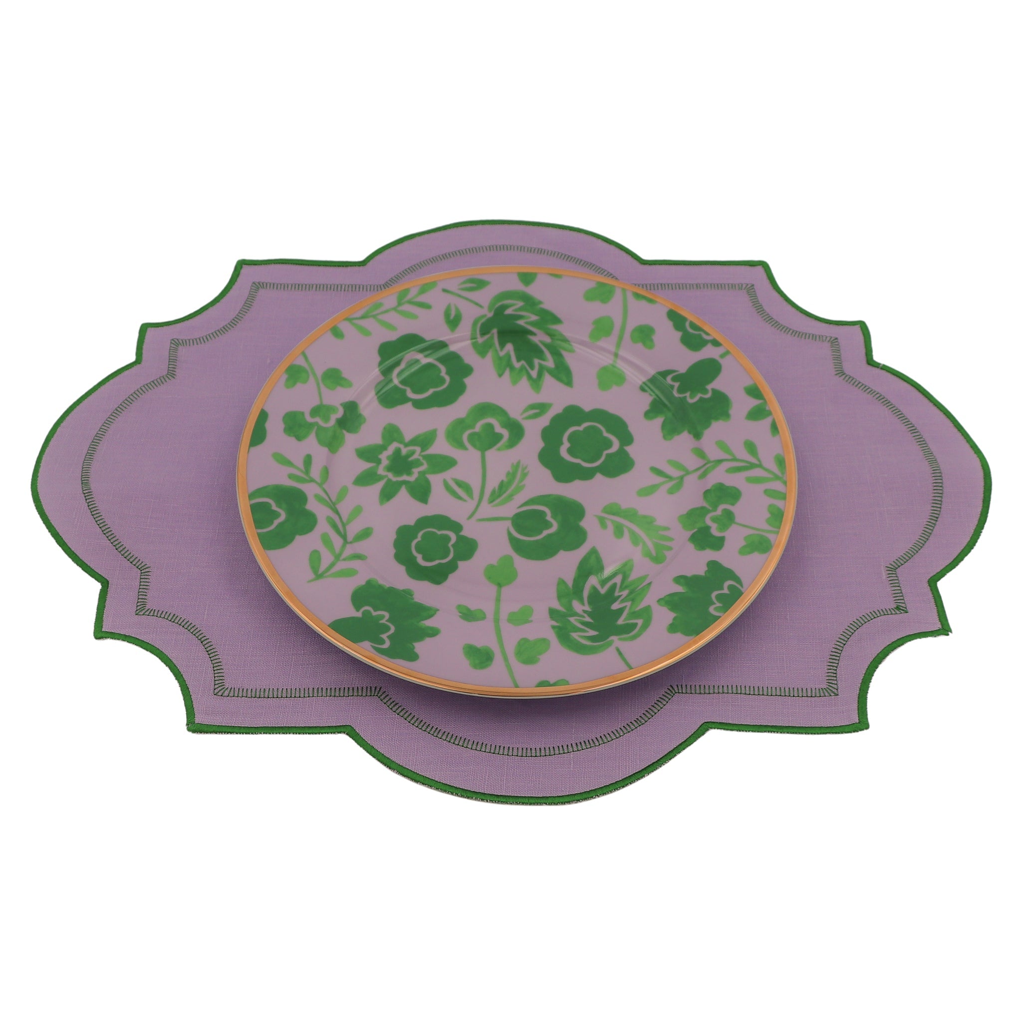 Bernadette Leaf Dinner Plate - Set of 4 (+1 Bonus Plate) Ro'Table