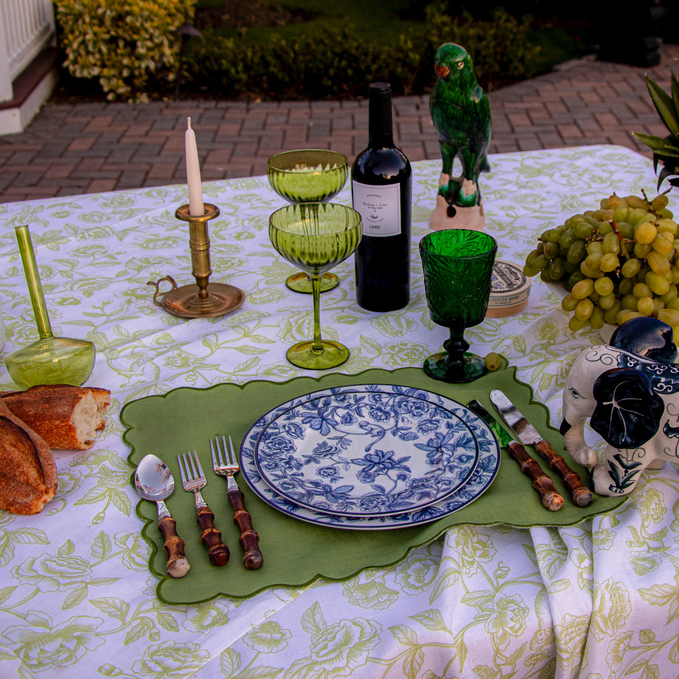 Botanic Imprinted Chalice - Set of 6 Ro'Table