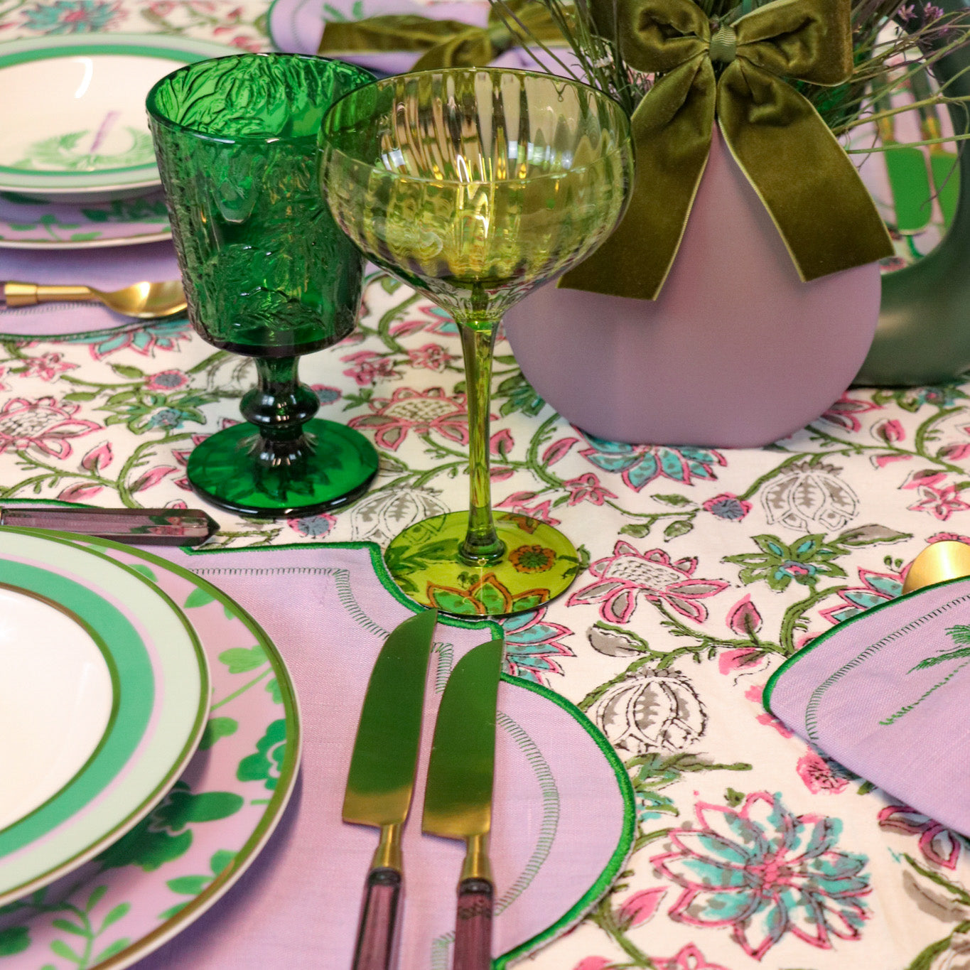 Botanic Imprinted Chalice - Set of 6 Ro'Table