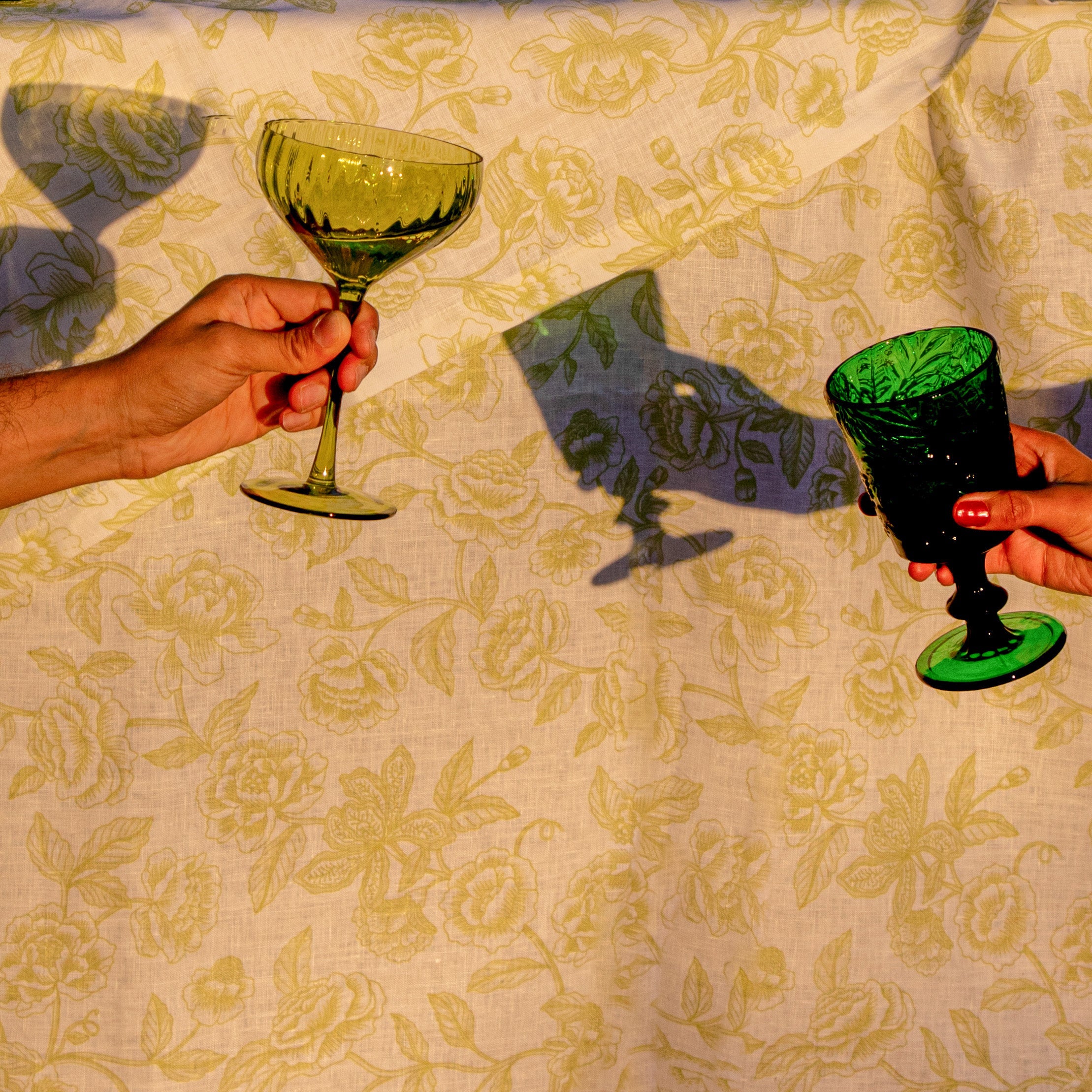 Botanic Imprinted Chalice - Set of 6 Ro'Table