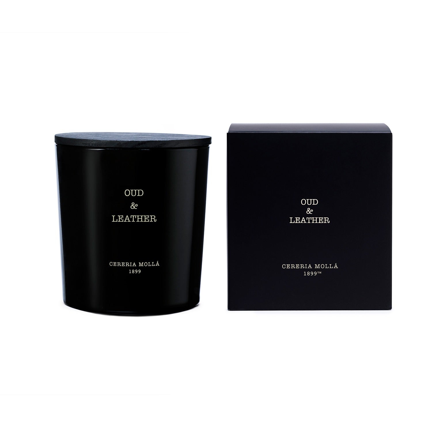 Cereria Molla - Oud & Leather 21 oz/600 gm. XL Candle - Coastous