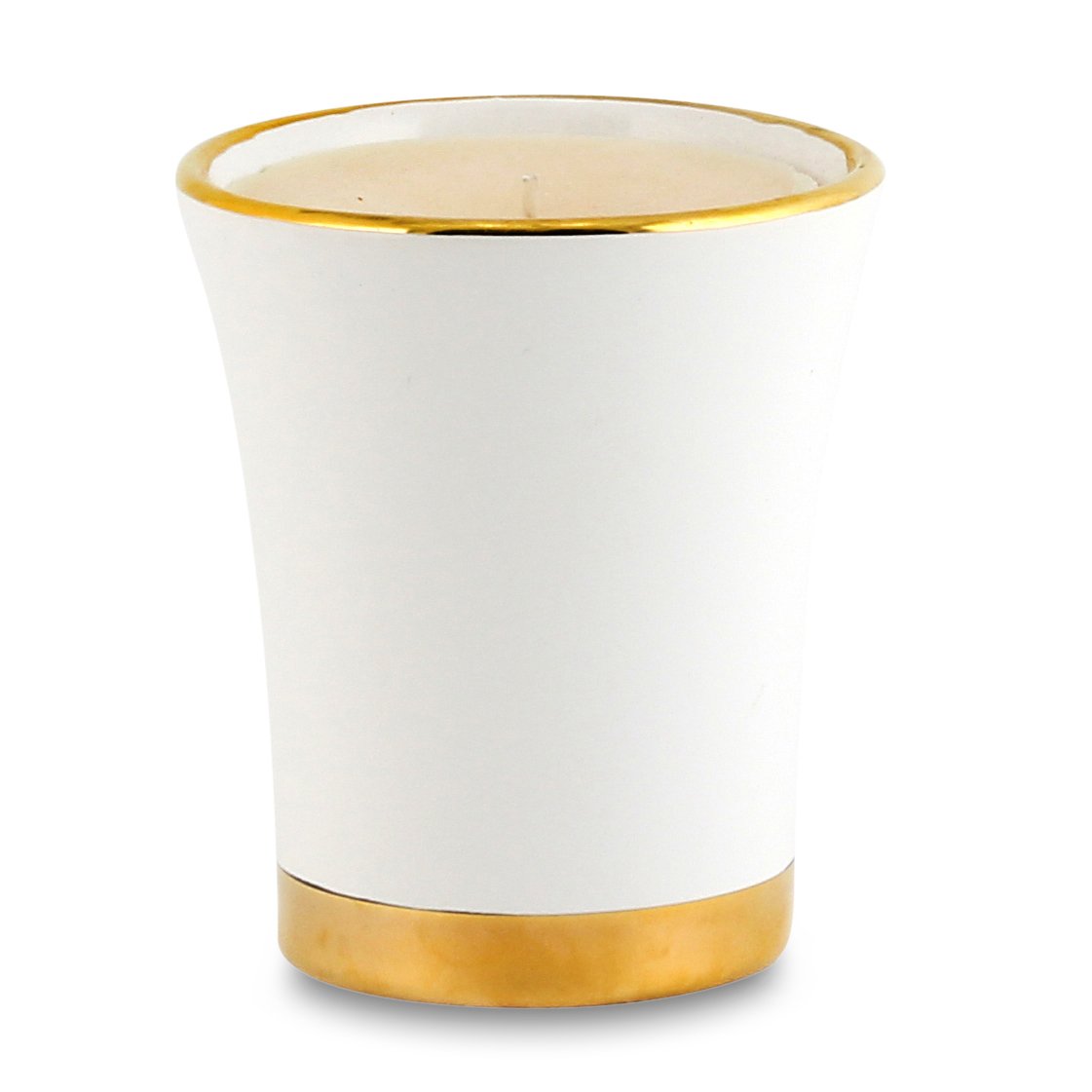 POSATA: Flared Candle Pure Gold Rim