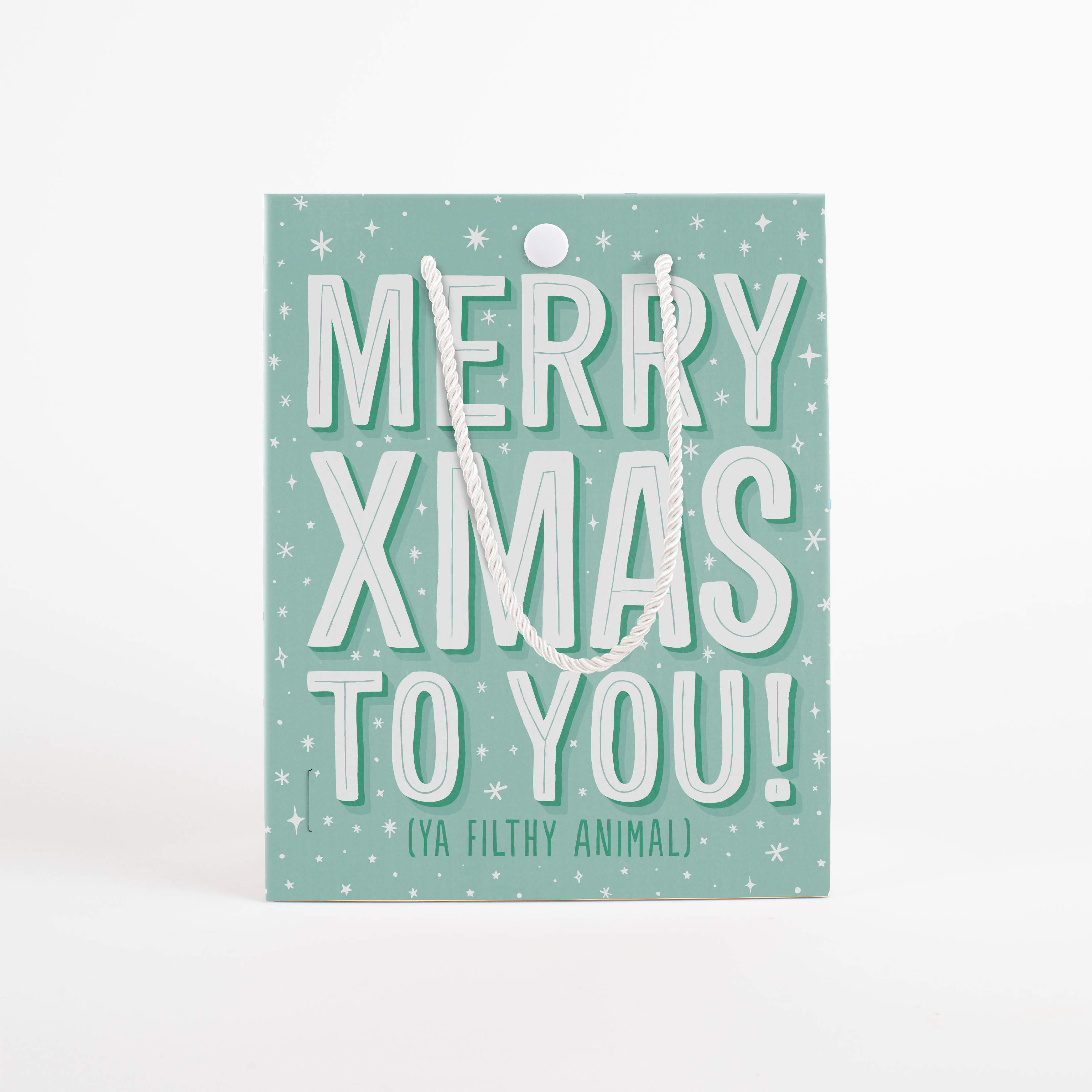 Endless Meowy Christmas Gift Bag Joker Greeting