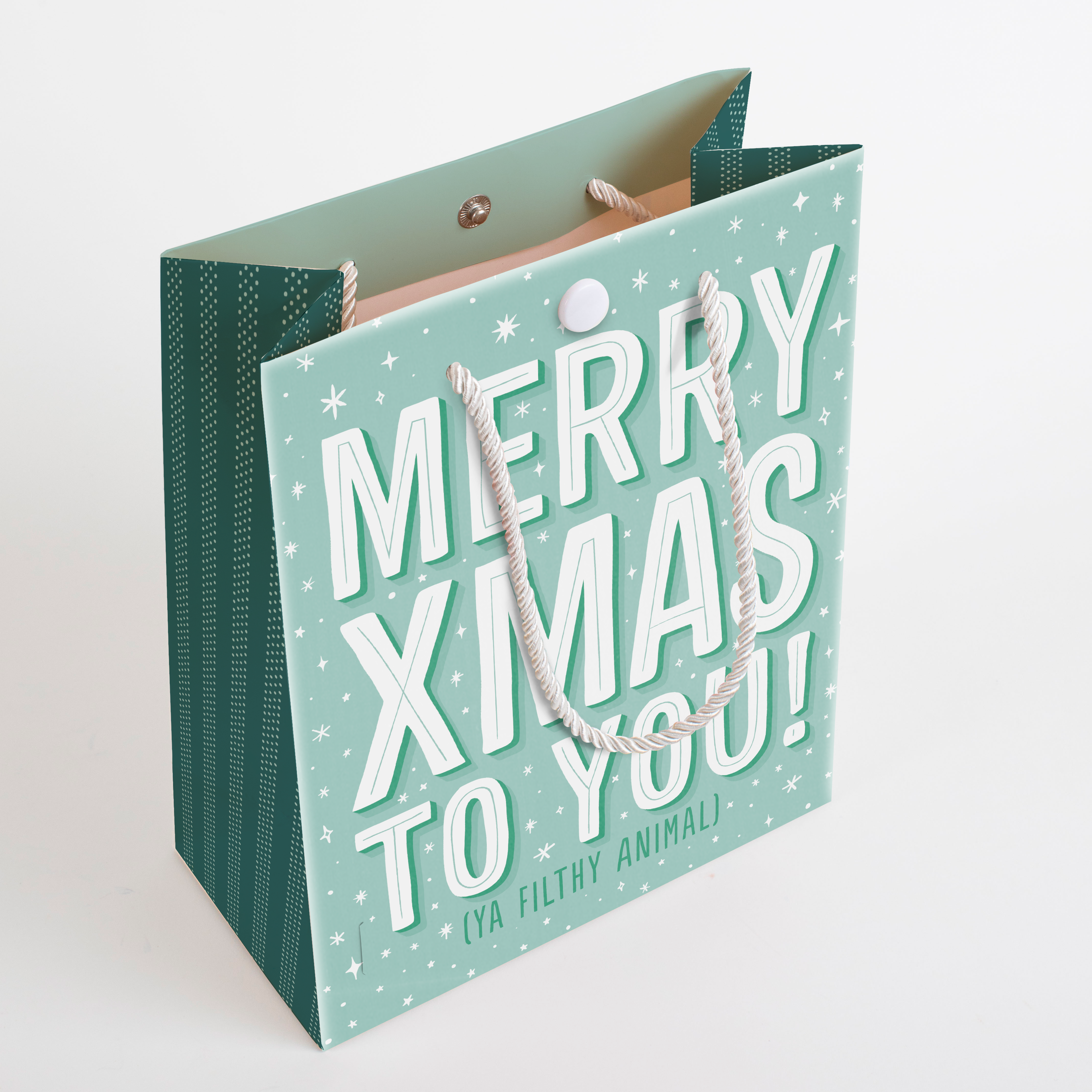 Endless Meowy Christmas Gift Bag Joker Greeting