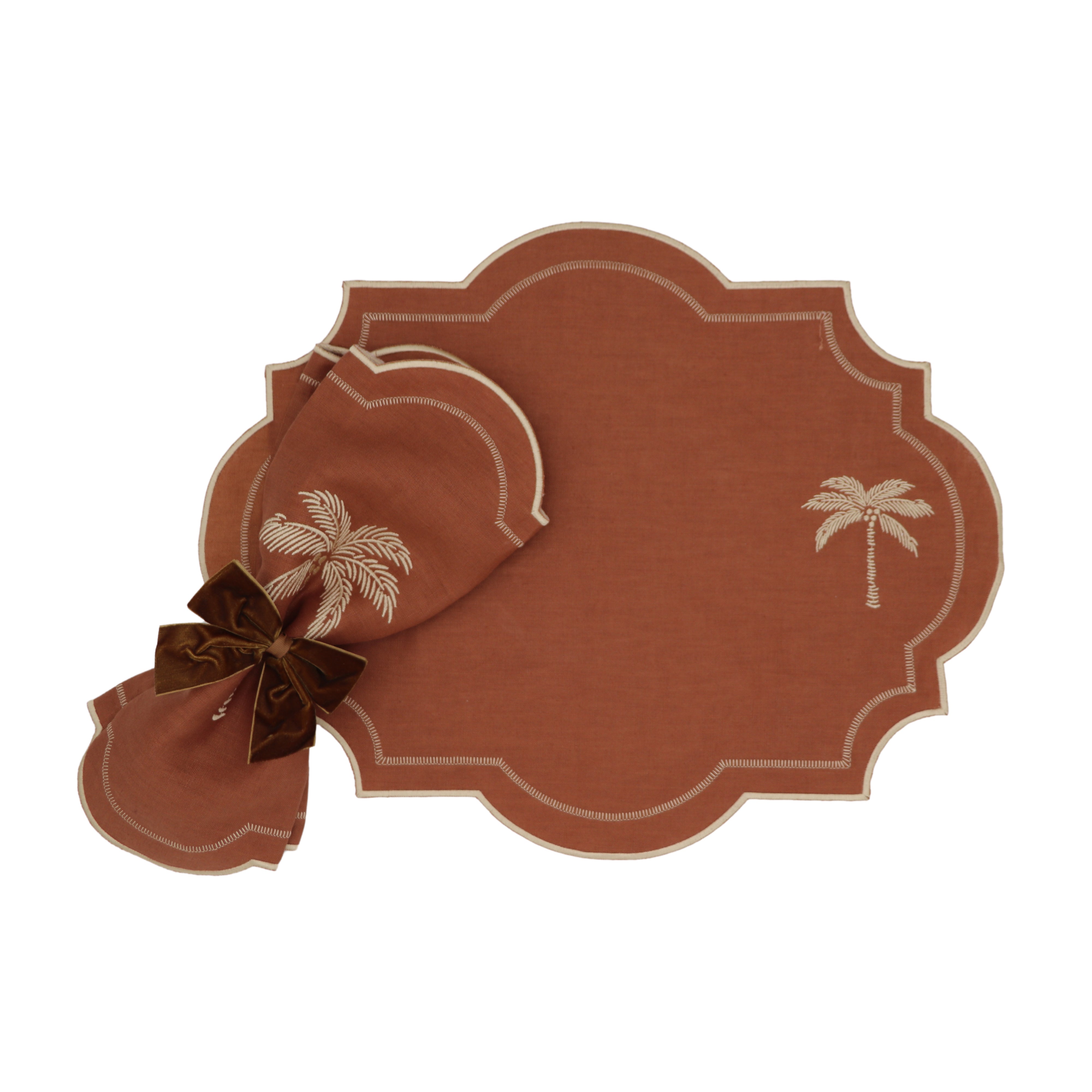 Cocoa Oasis Napkin - Set of 4 Ro'Table
