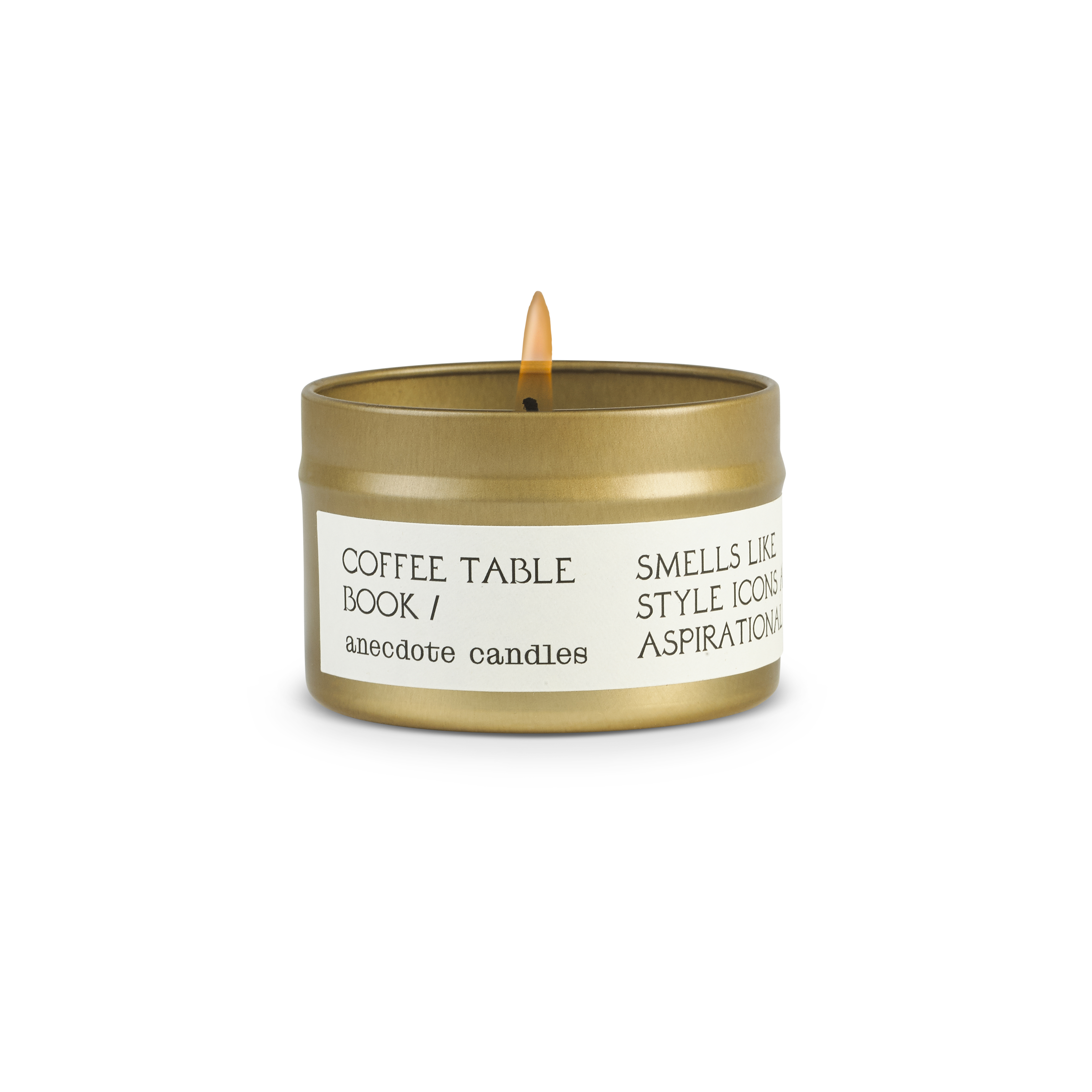 Coffee Table Book Anecdote Candles