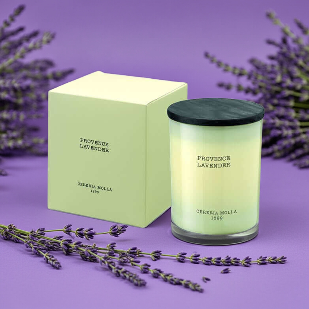 Cereria Molla - Provence Lavender Candle - 8 oz / 230 g - Coastous