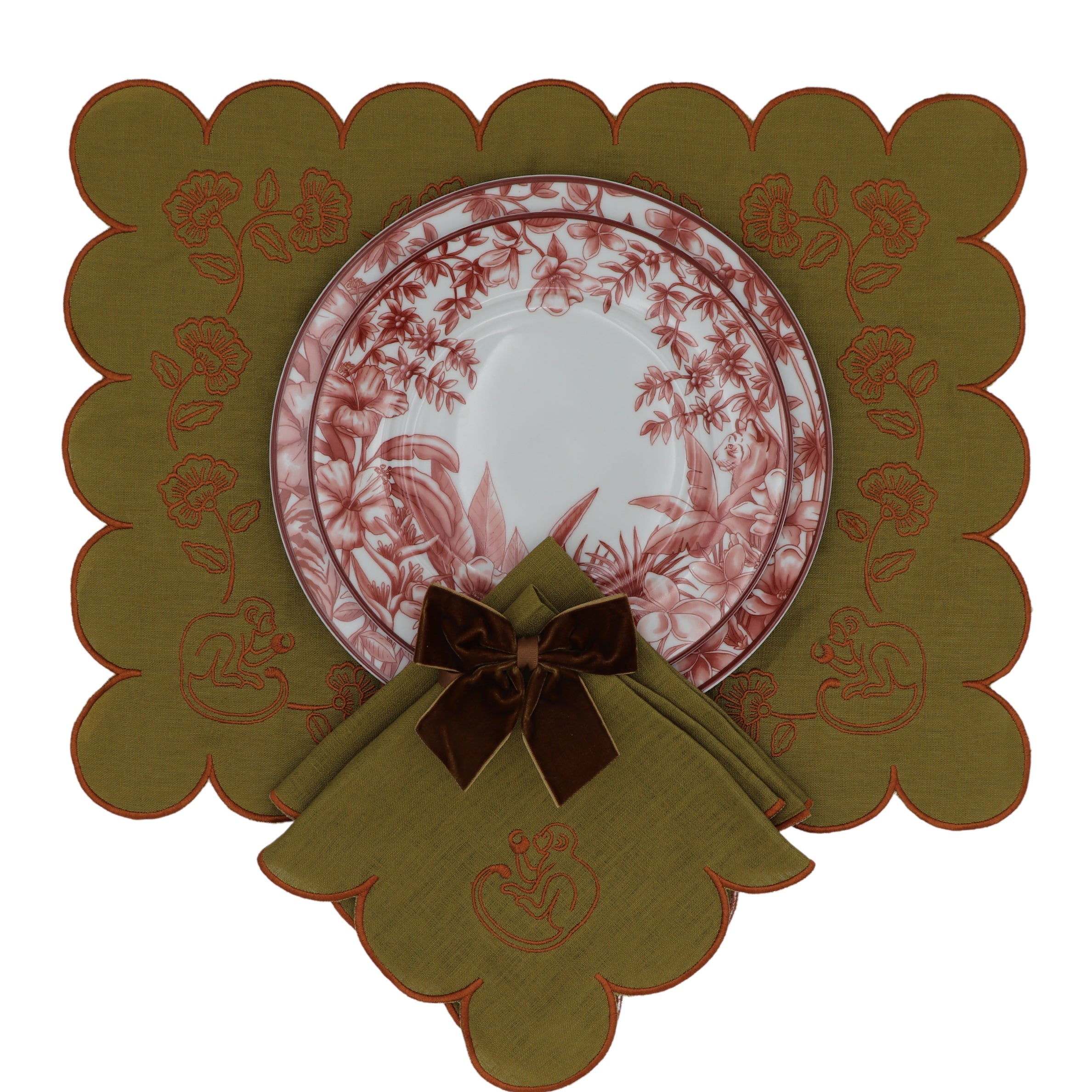 Earthen Pine Napkin - Set of 4 Ro'Table