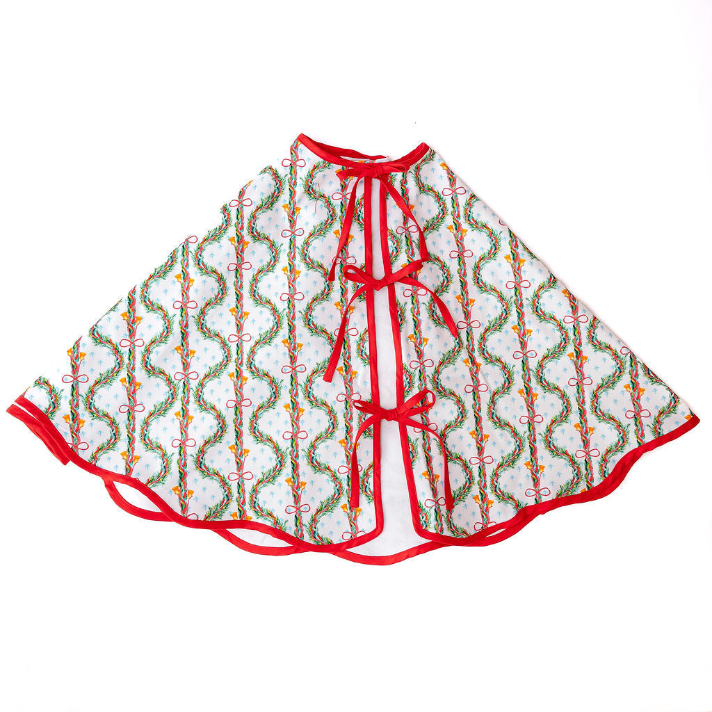 Scalloped Tree Skirt | Carol of the Bells | PRE-ORDER