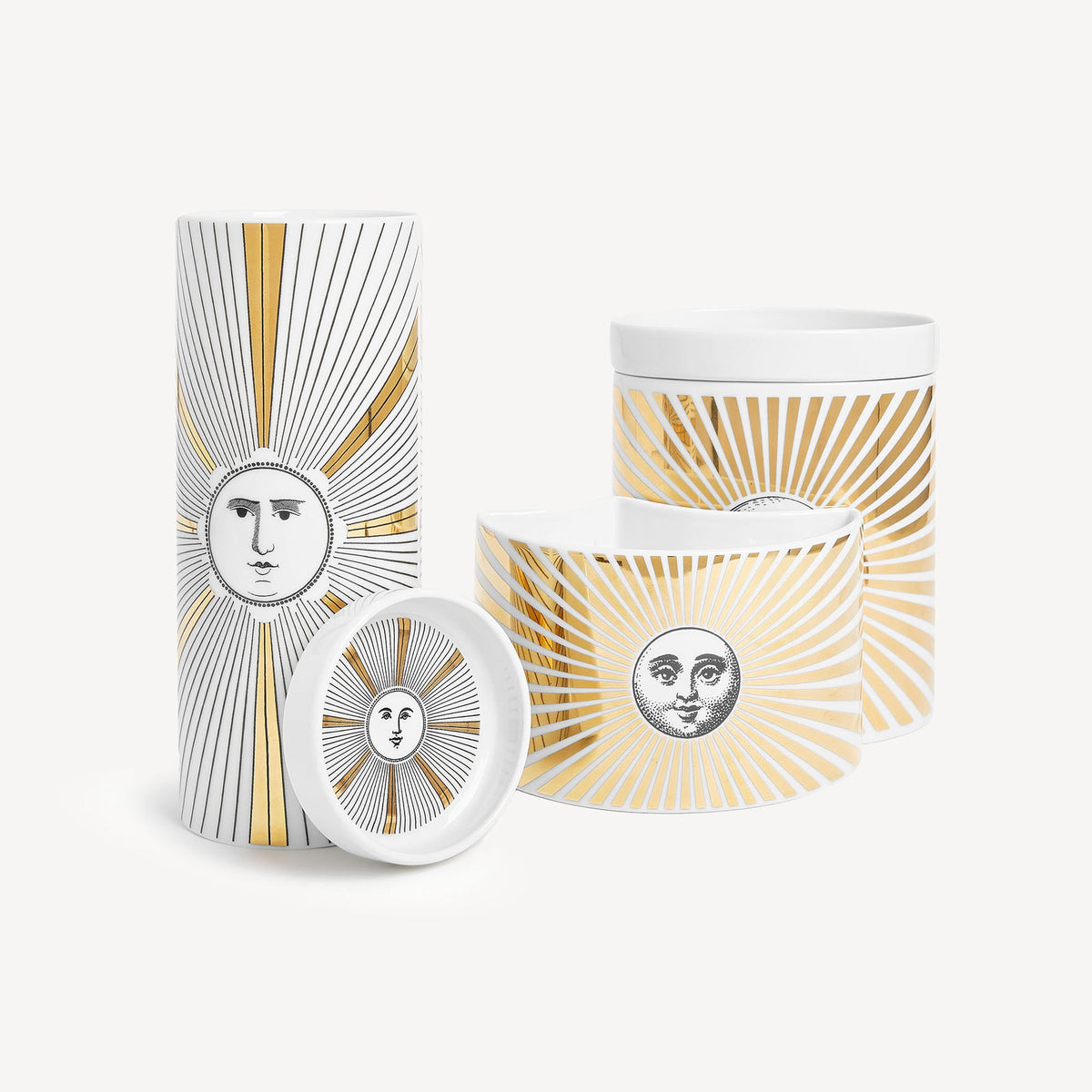 Fornasetti NEL MENTRE Set of 3 Candles – Soli, Immaginazione