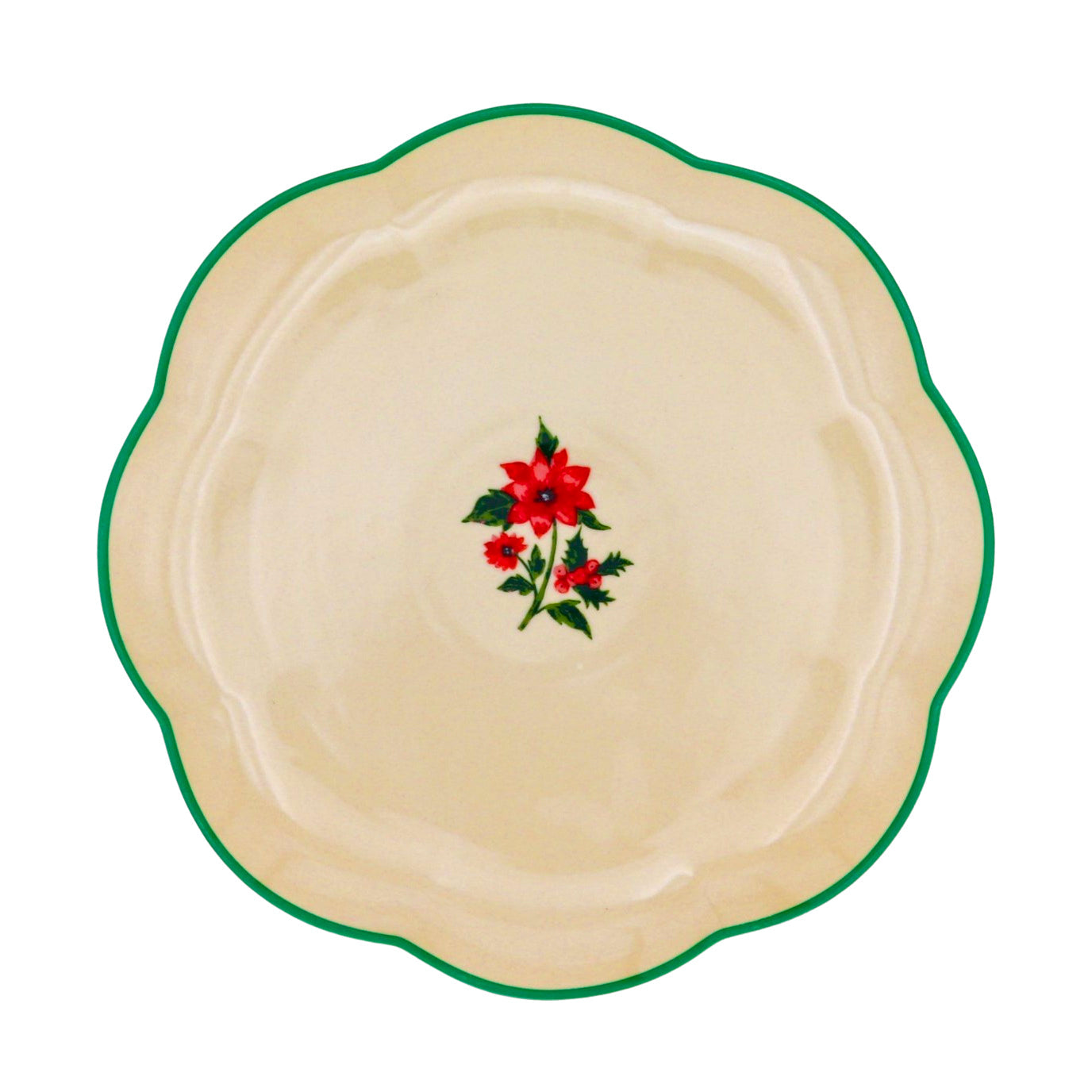Fabled Flora Scalloped Starter Plate - Set of 4 (+1 Bonus Plate) Ro'Table