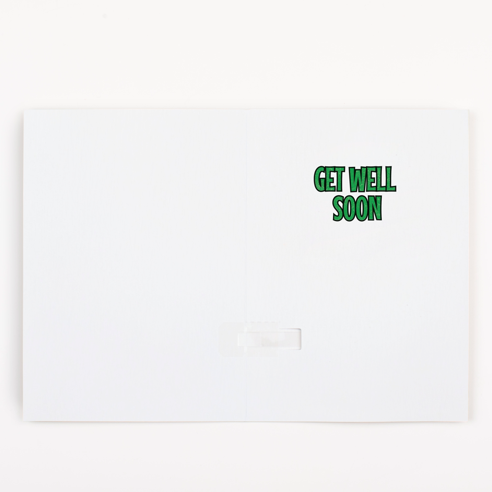 Endless Get Well Card With Glitter Joker Greeting