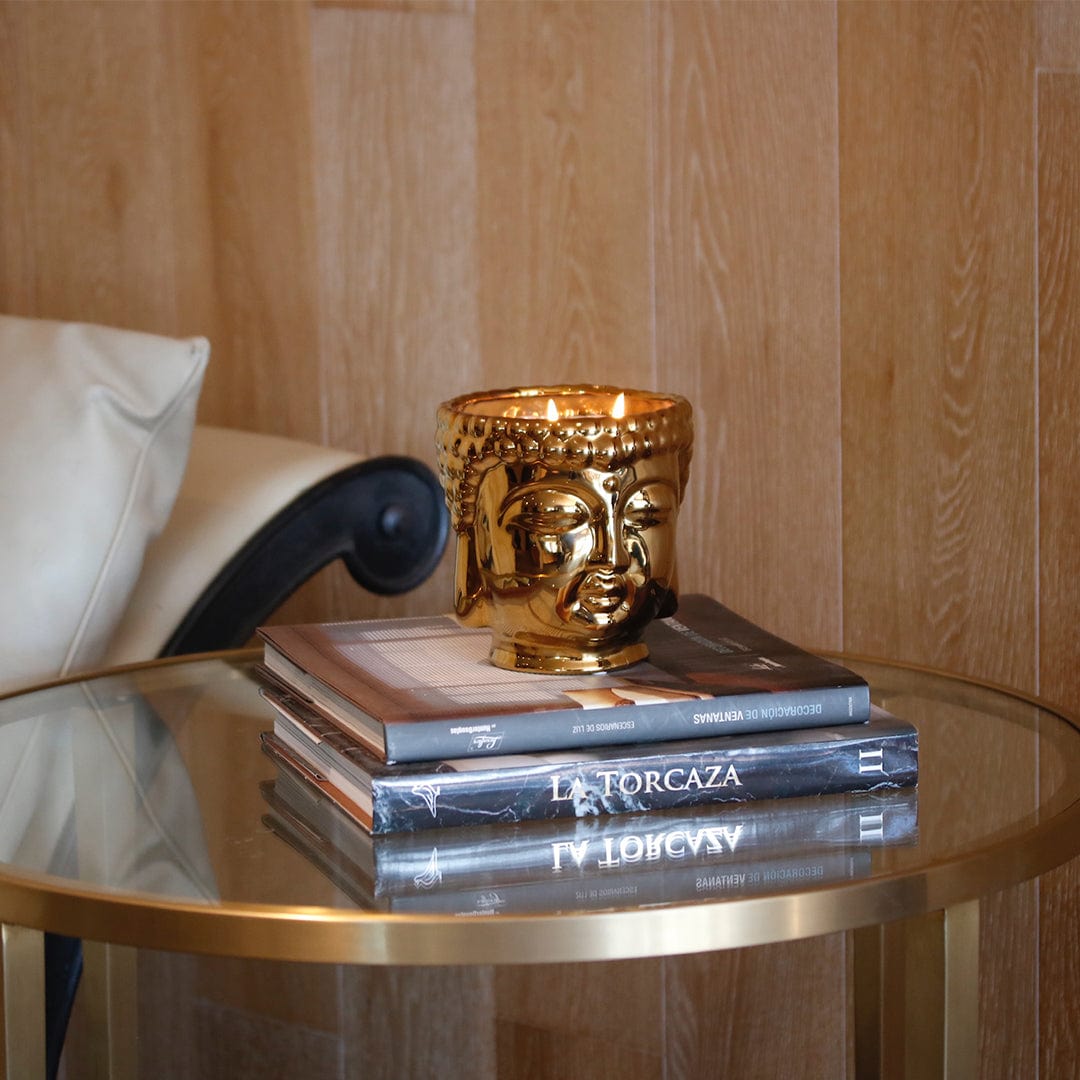 Gold Buddha Candle